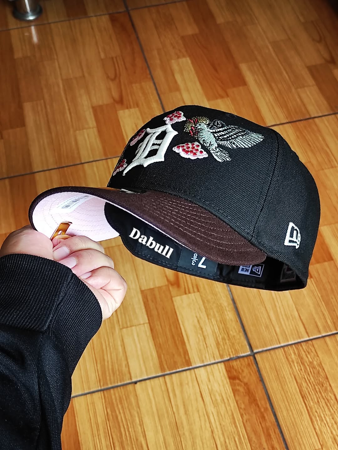 Detroit Tigers mlb NEGRO dos tonos rosa uv/ New Era 59fifty