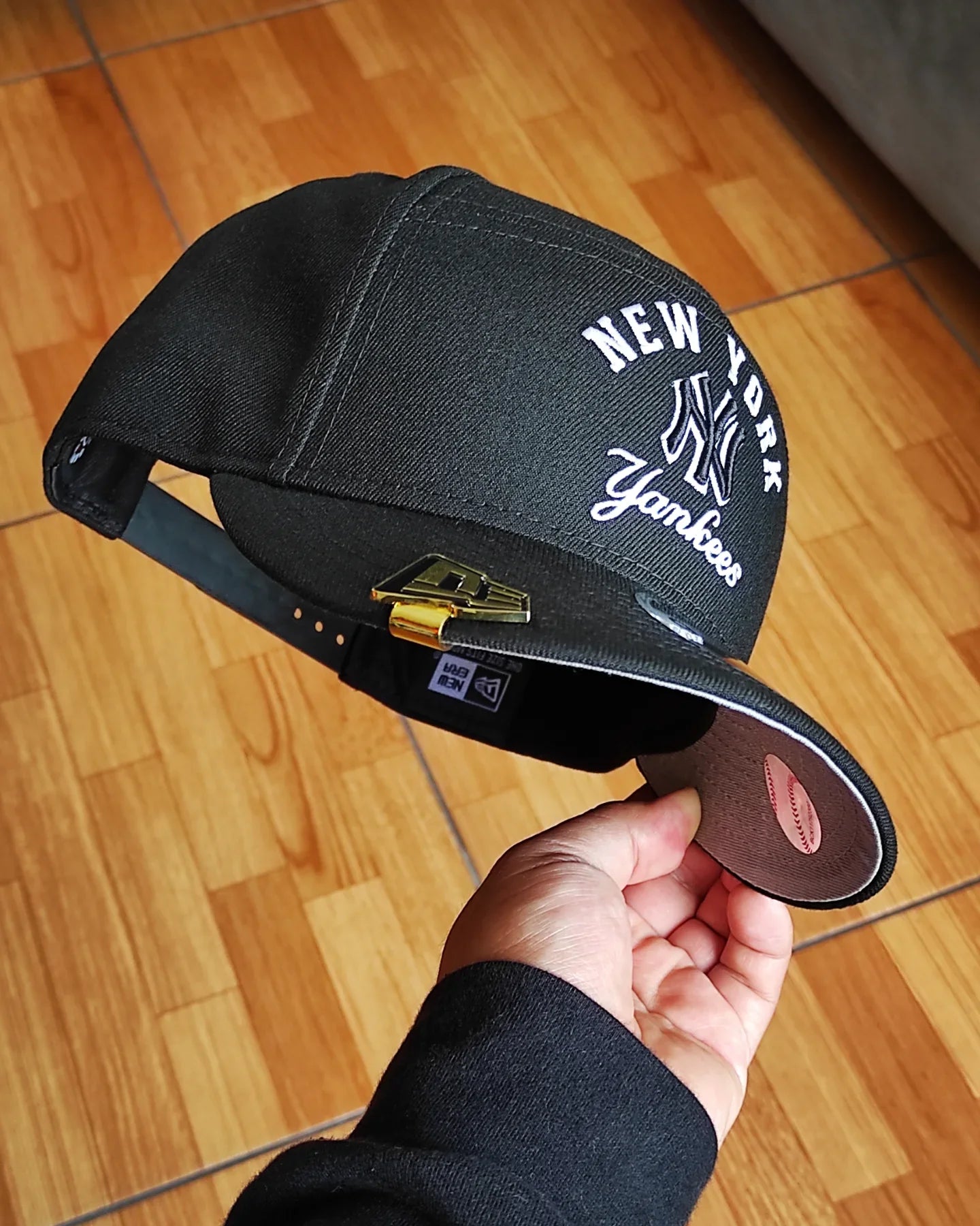 Gorra New Era New York script negra 9 FIFTY Snapback