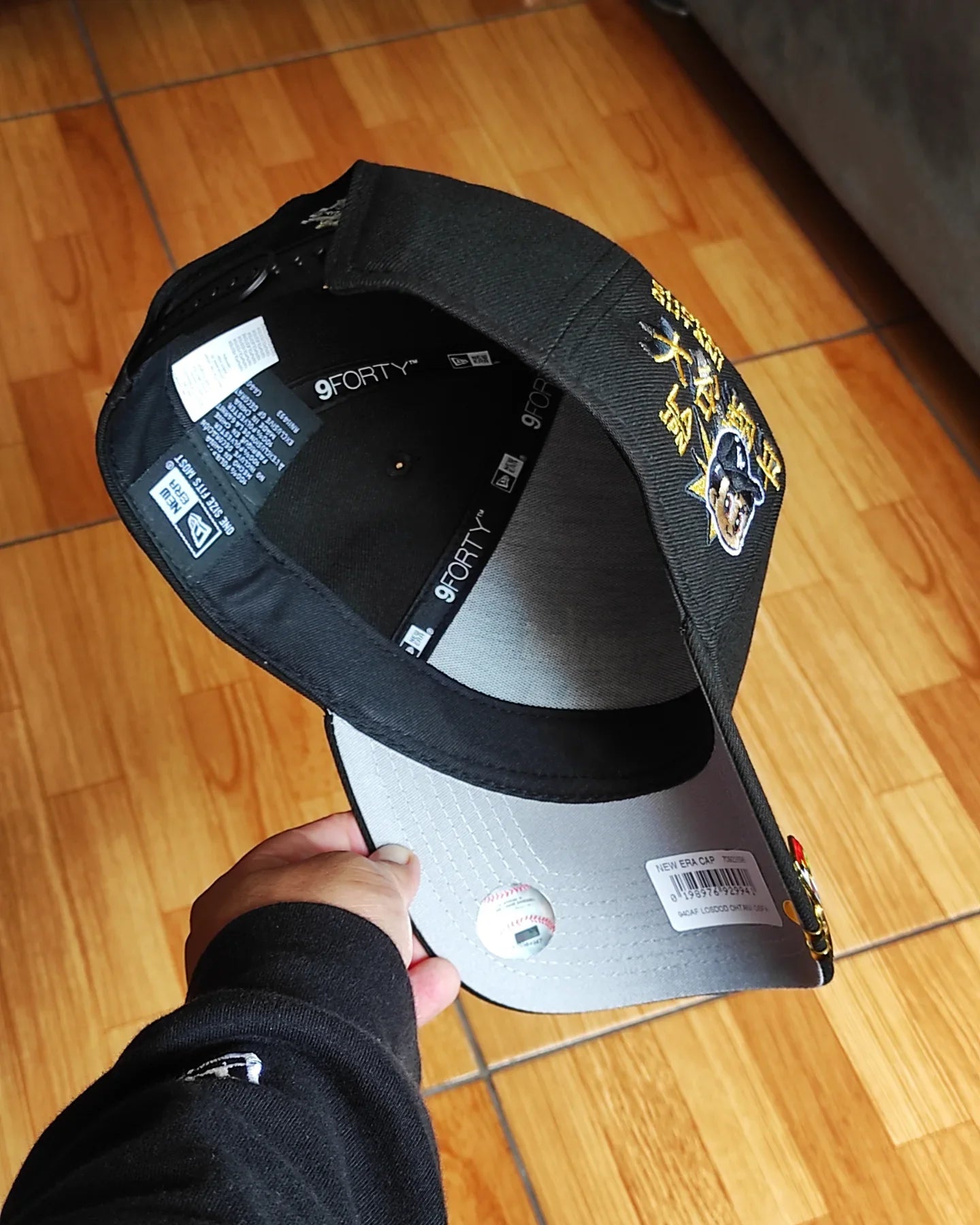 New Era Los Angeles Dodgers SCRIPT dorado premium 9 FORTY A-FRAME