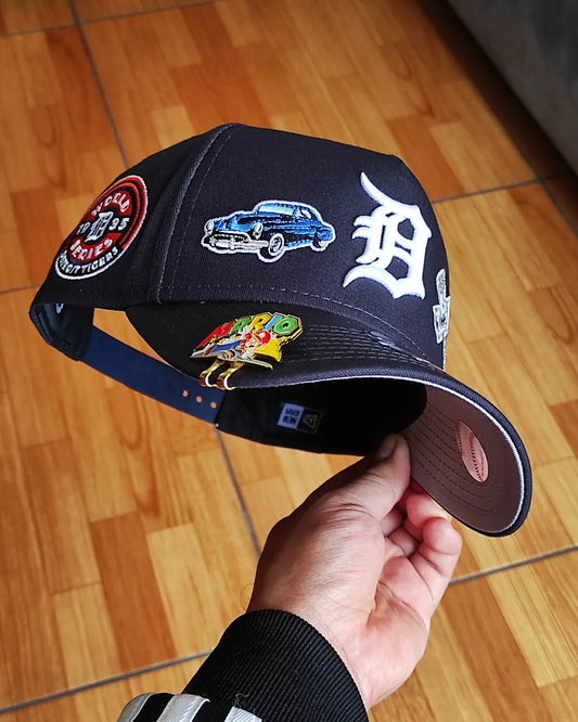 New Era Detroit Tigers ciudad transt 🚦🚙 azul marino 9 forty A-FRAME