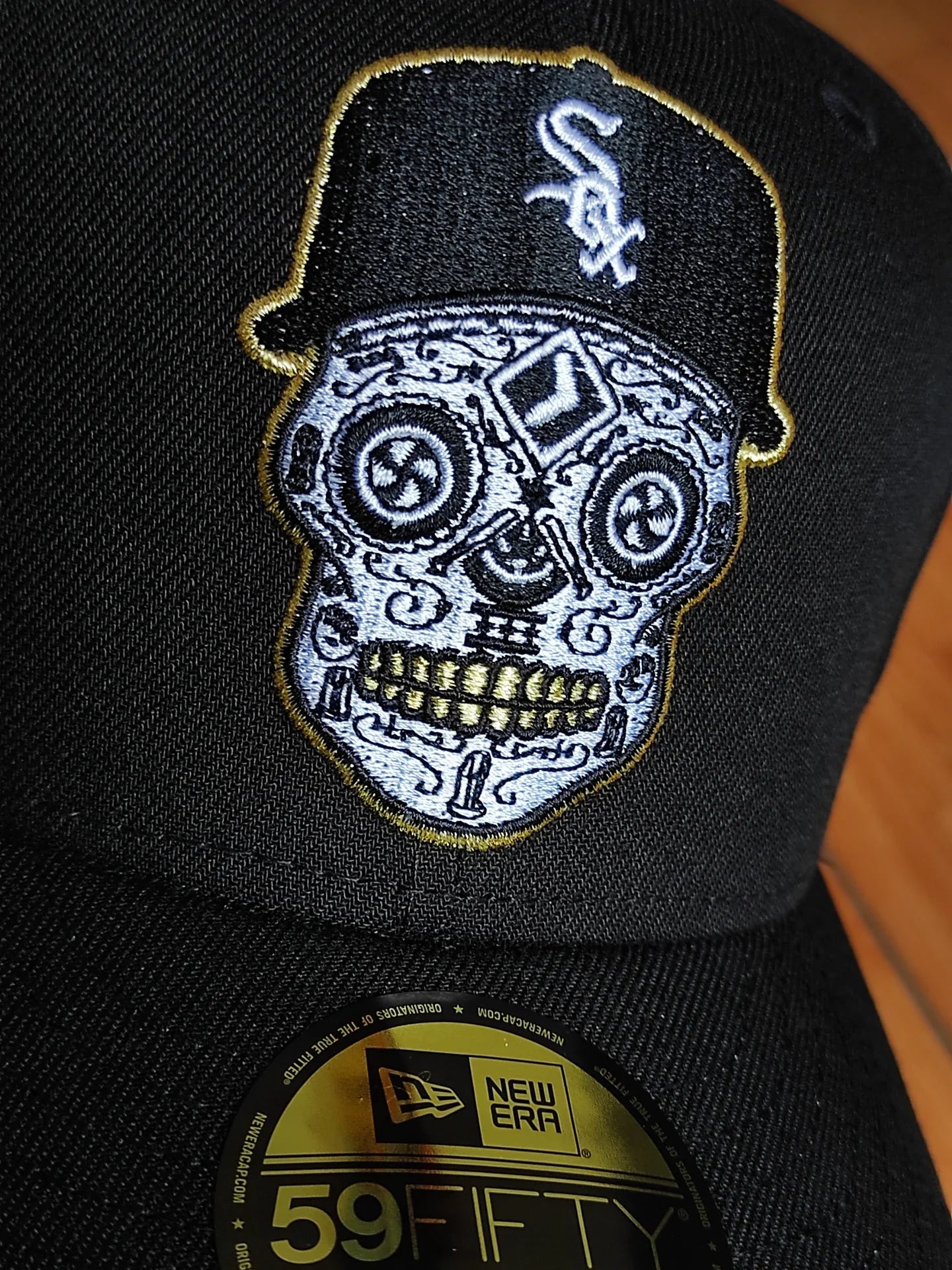 Gorra Ajustada 59Fifty New Era Chicago White Sox Skull Prime Comiskey Park Edition