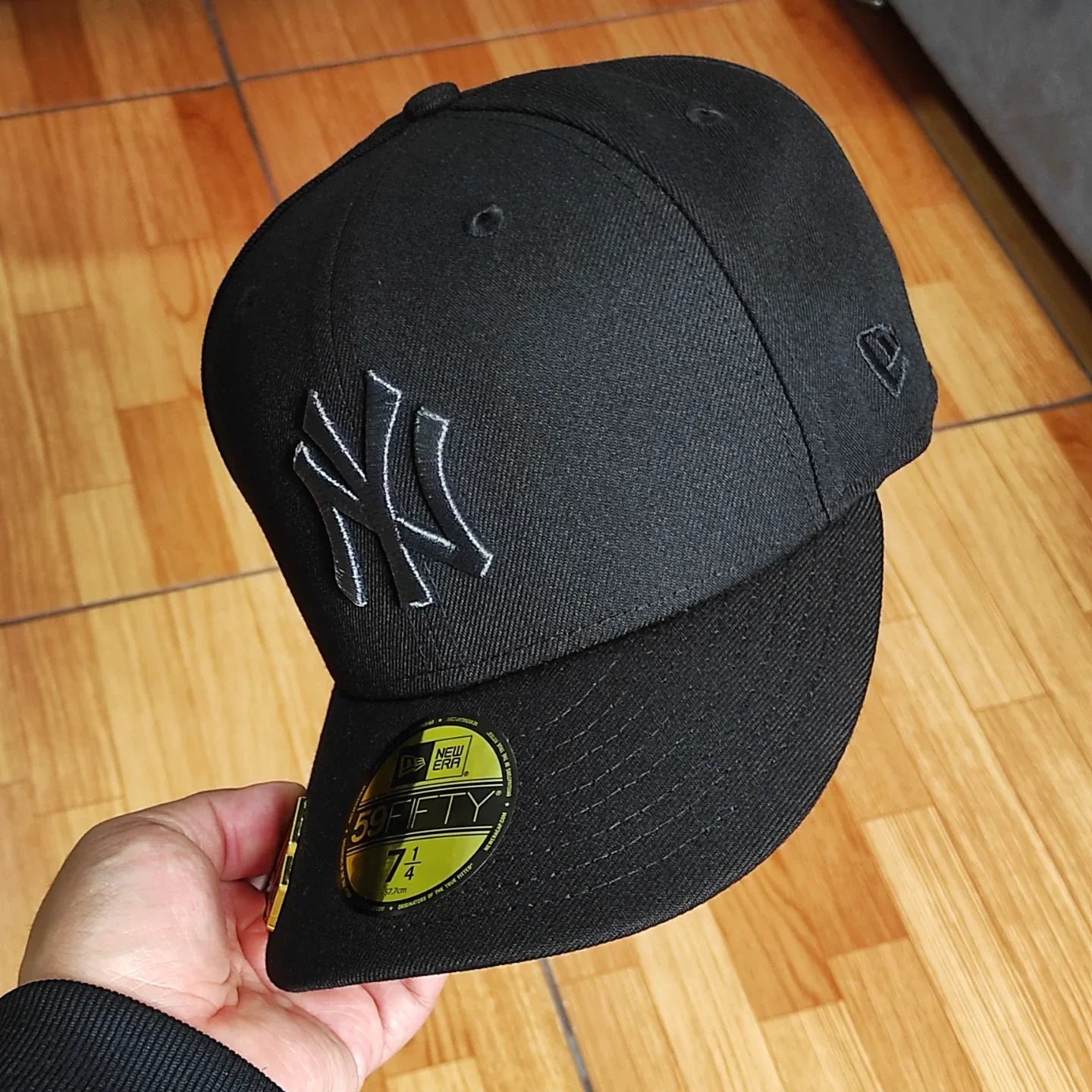 Gorra ajustada New Era New York Yankees World Series 1999 Liquid Titanium Edition 59Fifty