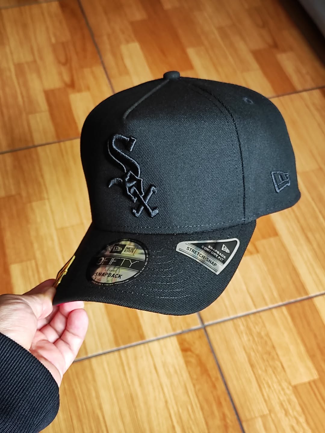 Gorra New Era Chicago White Sox World Series negra y roja 9FIFTY SNAPBACK