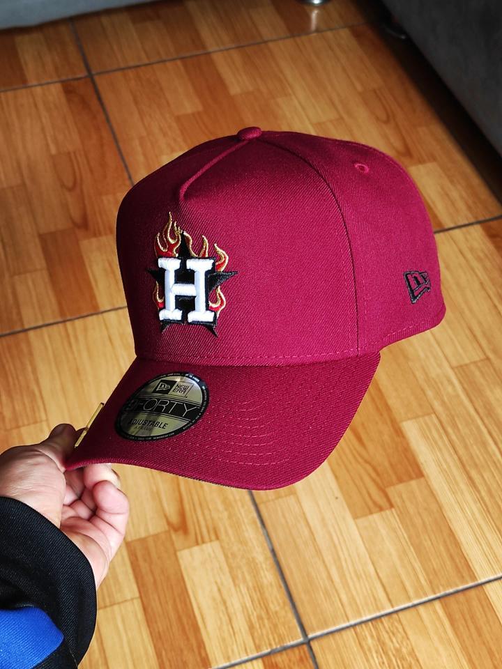 Gorra ajustable New Era 9Forty A Frame Houston Astros Flame 🔥 Edition