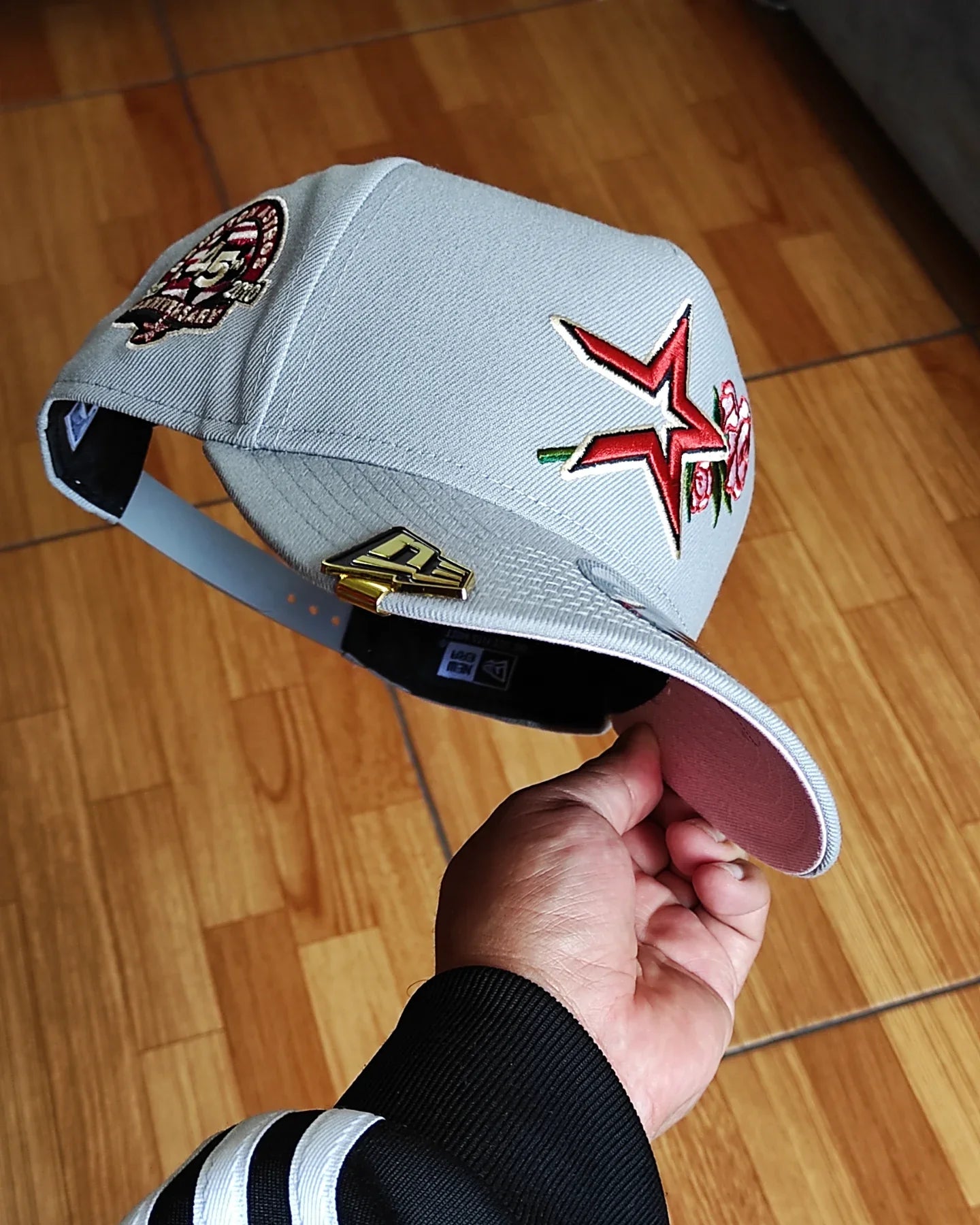 Houston Astros Rosa PreCurvada 45 Aniversario New Era 9Fifty A-Frame Snapback