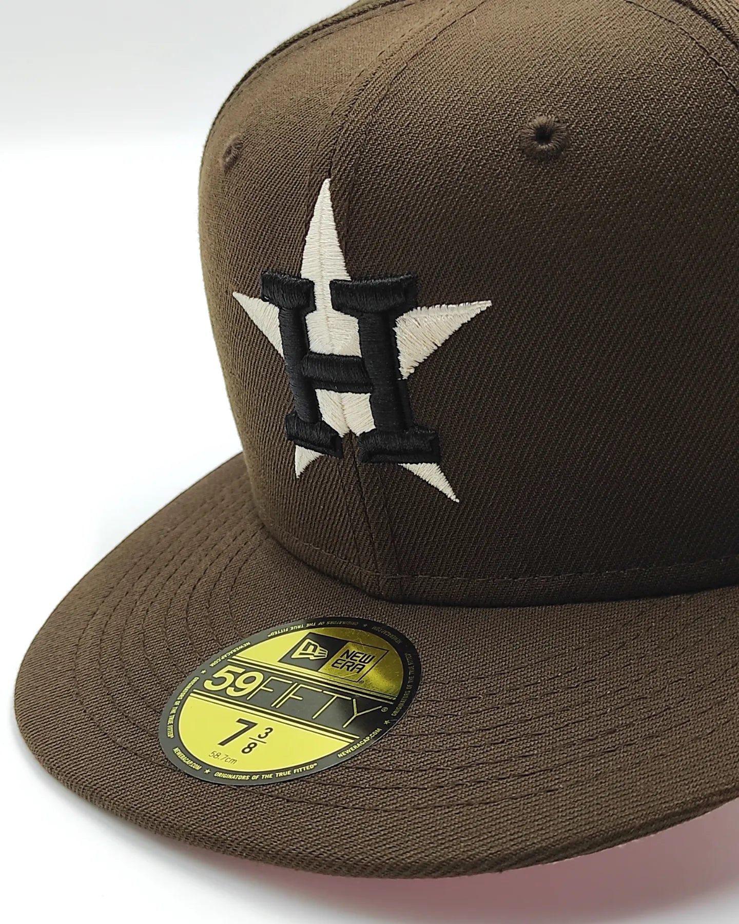 Gorra ajustada 59fifty New Era Houston Astros 45.º aniversario edición café dulce