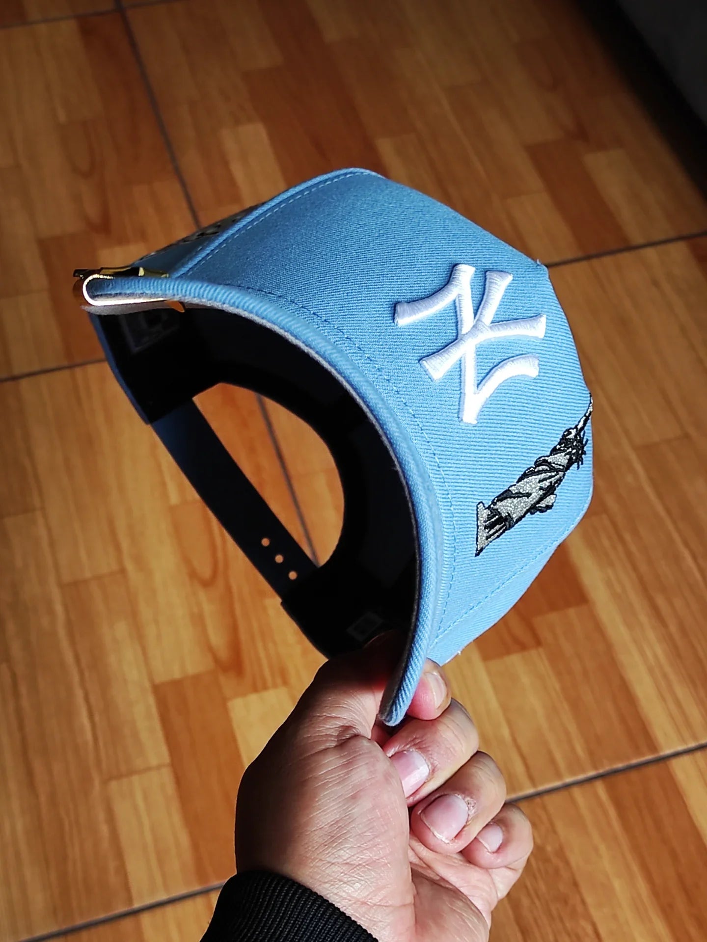 New Era New York Yankees world series sky 9forty A-Frame Snapback