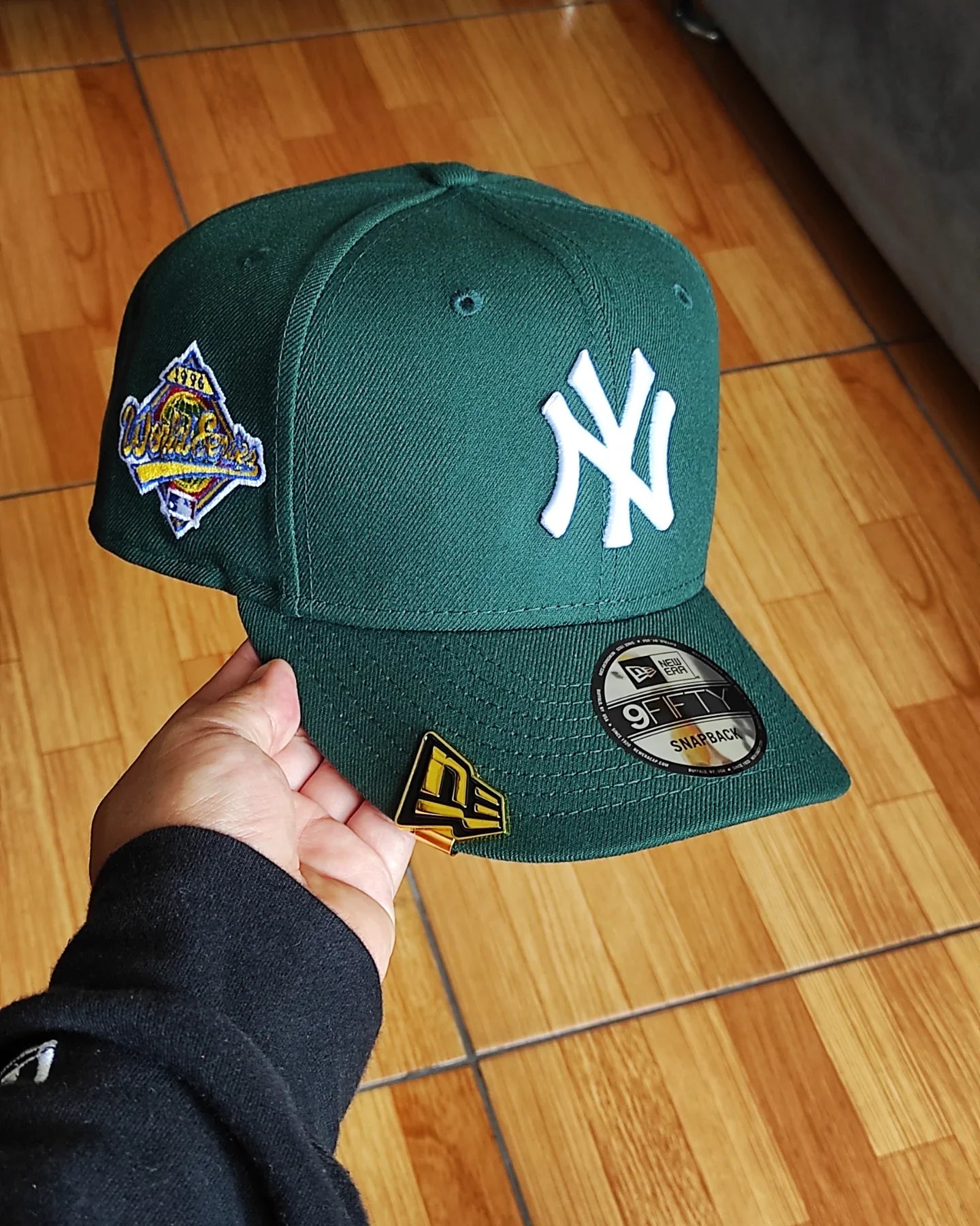 New Era New York Yankees Serie Mundial 1999 verde oscuro 9 FIFTY Snapback