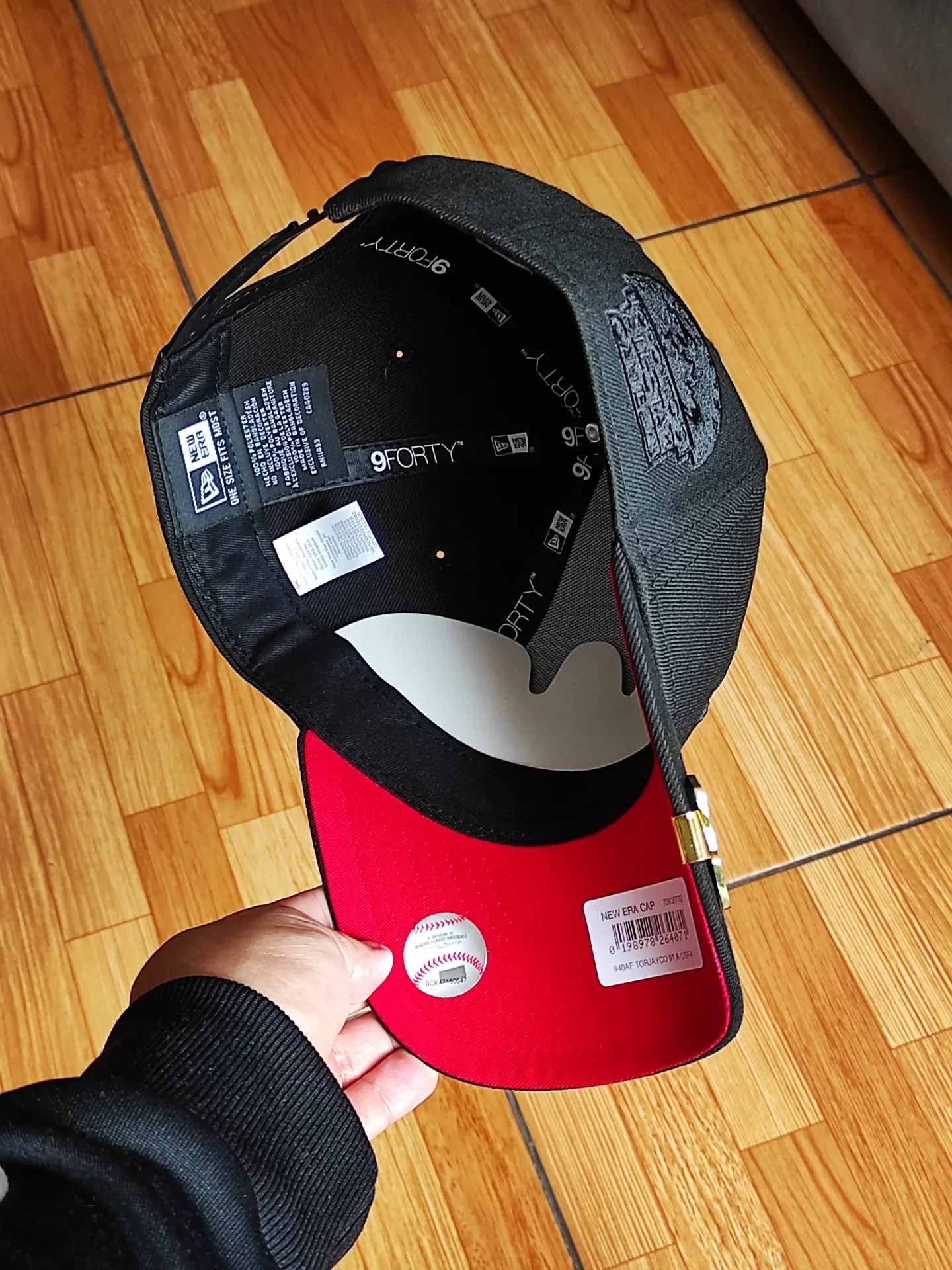 Gorra New Era Toronto Blue Jays All Star 1991 Edición Black Out Roja 9Forty A Frame Snapback