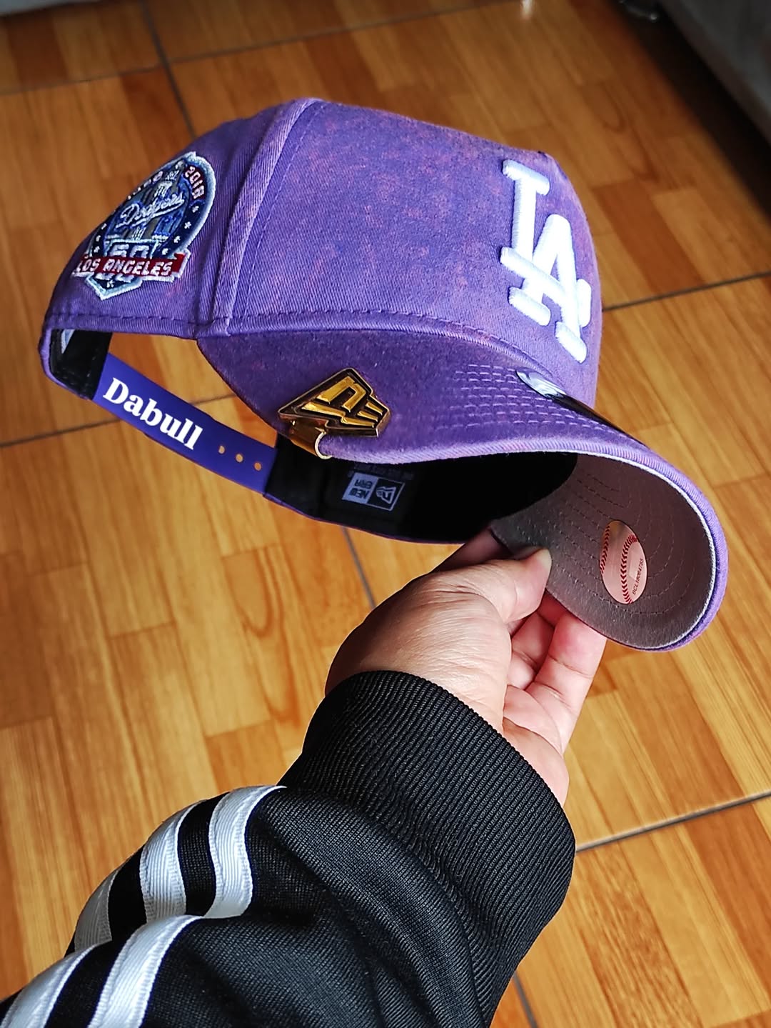Gorra snapback 9FORTY A-FRAME New Era Los Angeles Dodgers morada 👖