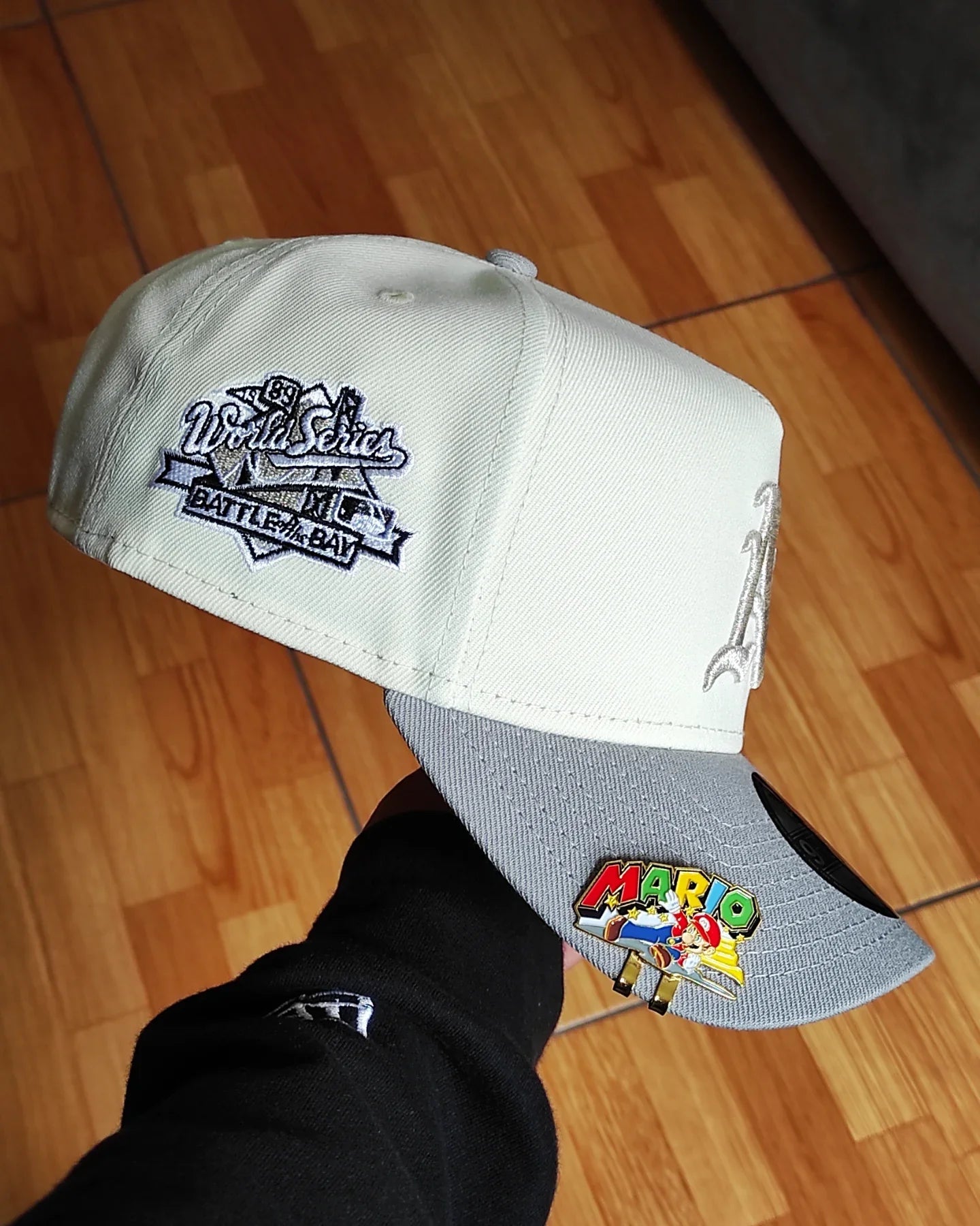 Gorra New Era Oakland Athletics World Series 1989 Metallic Chrome Two Tone A Frame 9Forty Snapback