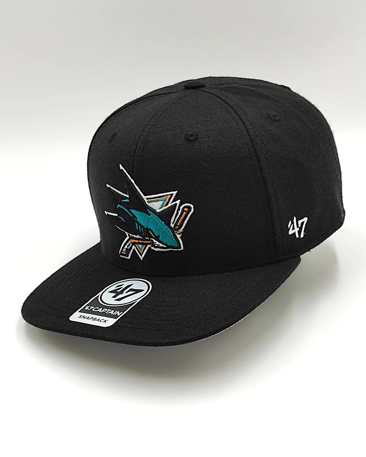 Gorra ajustable 47brand San Jose Sharks Captain negra