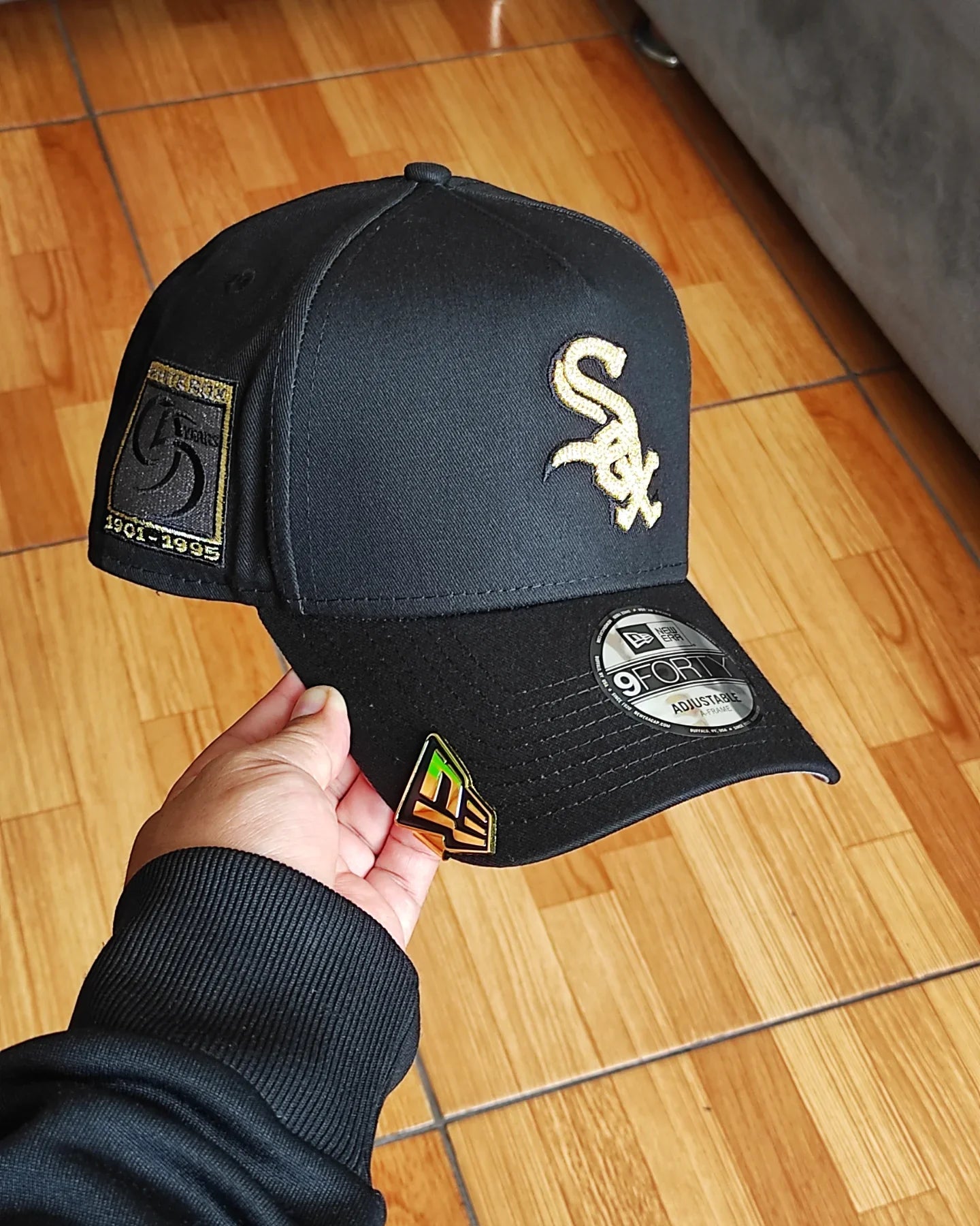 New Era White Sox ✨negro lujo 9FORTY A-FRAME