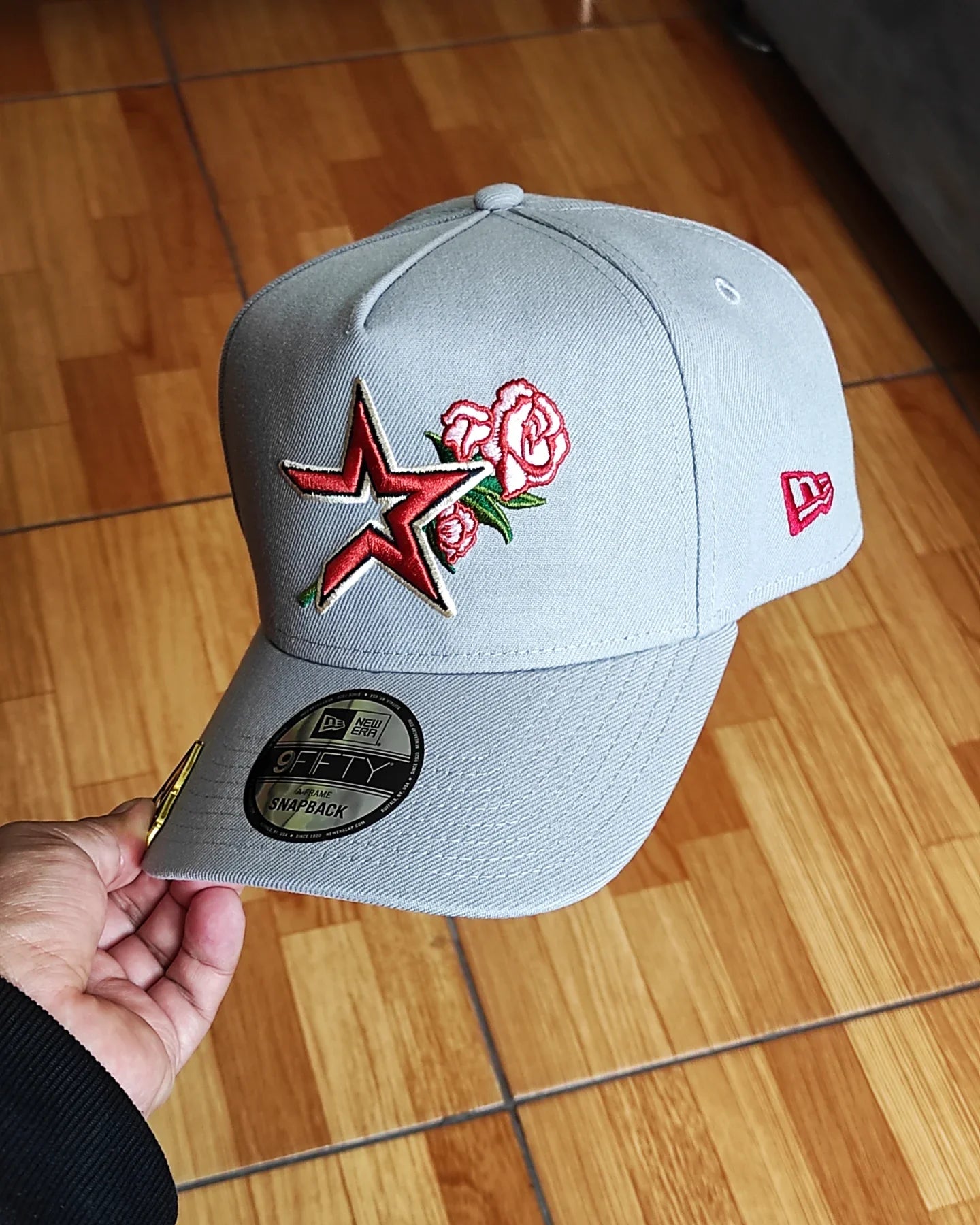 Houston Astros Rosa PreCurvada 45 Aniversario New Era 9Fifty A-Frame Snapback