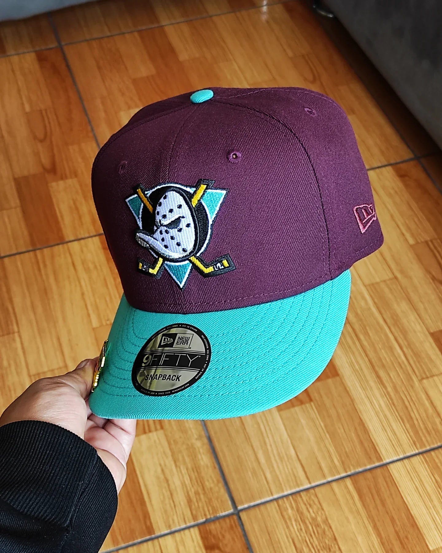Gorra snapback 9fifty 30 aniversario de los Anaheim Ducks de New Era
