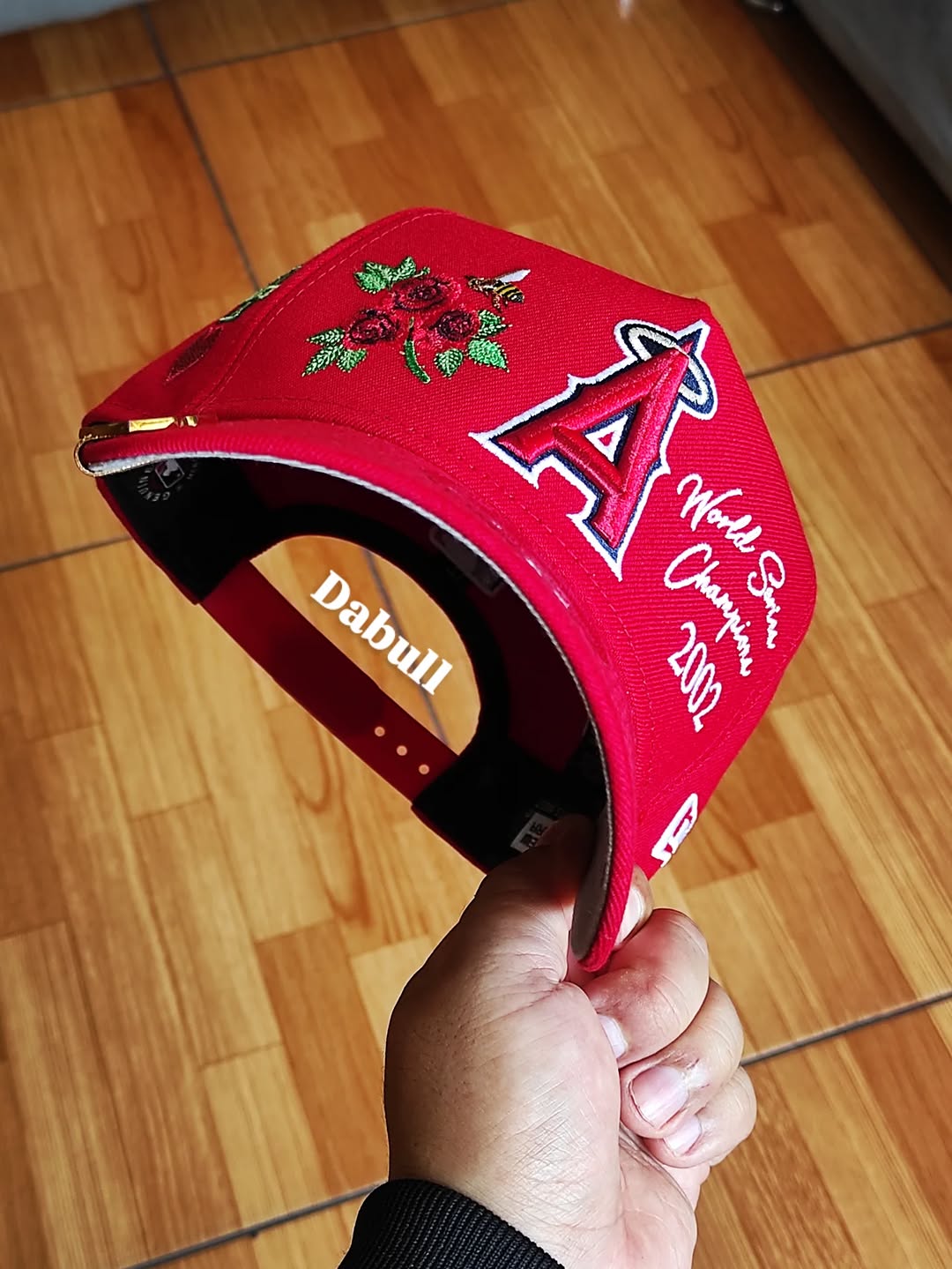 Gorra New Era ANAHEIM ANGELS roja 9FORTY A-FRAME Snapback