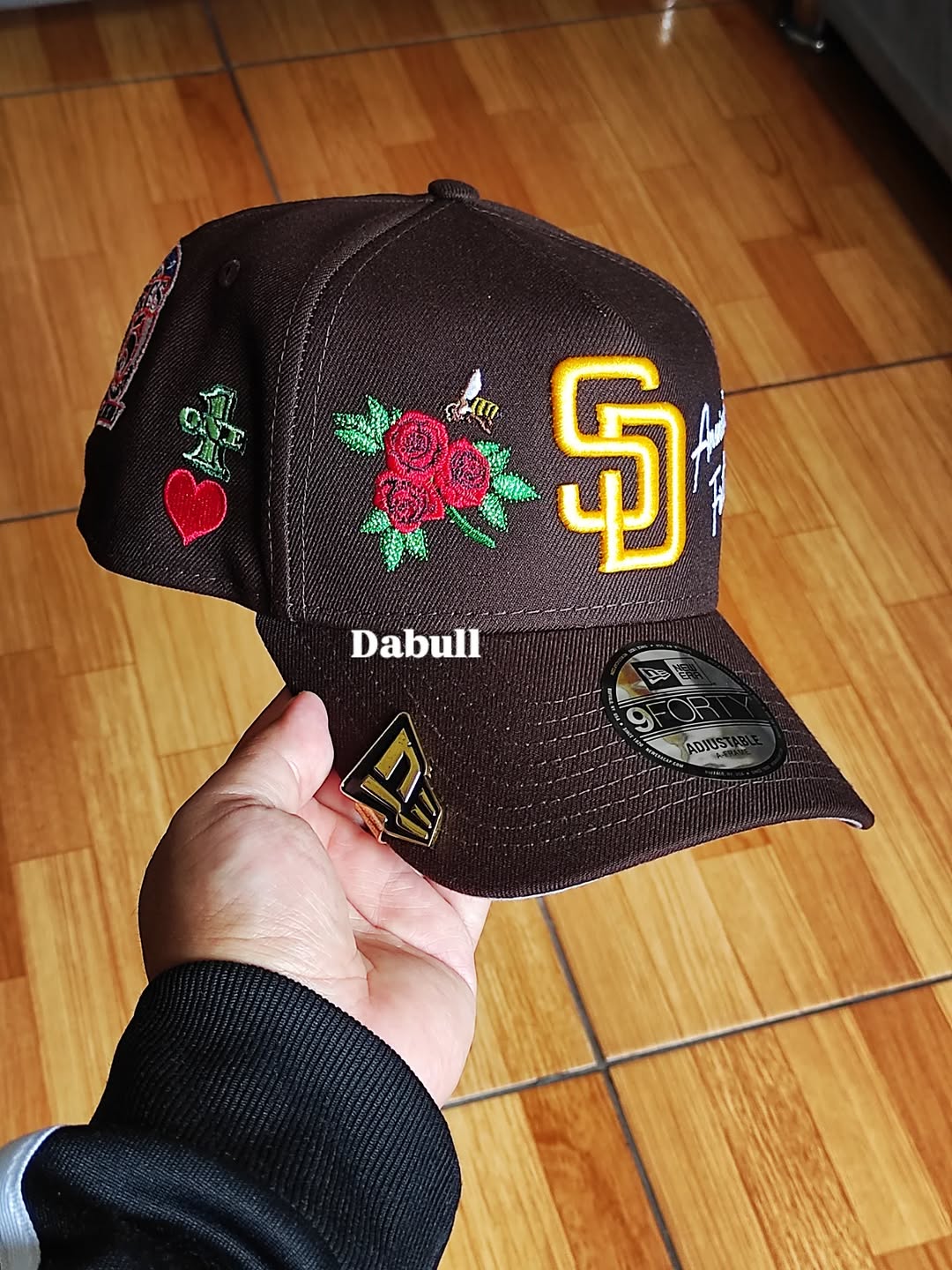 Gorra New Era San Diego Padres 'One ♥️' 9FORTY A-Frame con broche ajustable