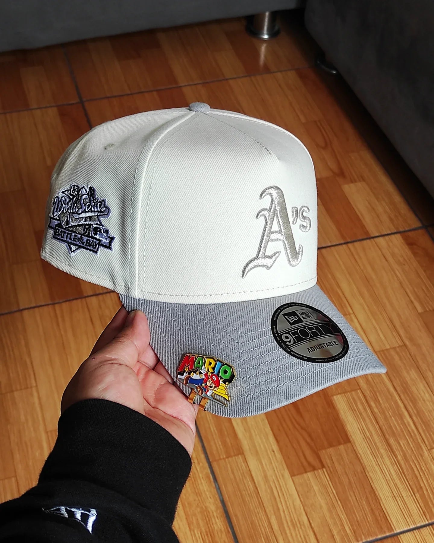 Gorra New Era Oakland Athletics World Series 1989 Metallic Chrome Two Tone A Frame 9Forty Snapback
