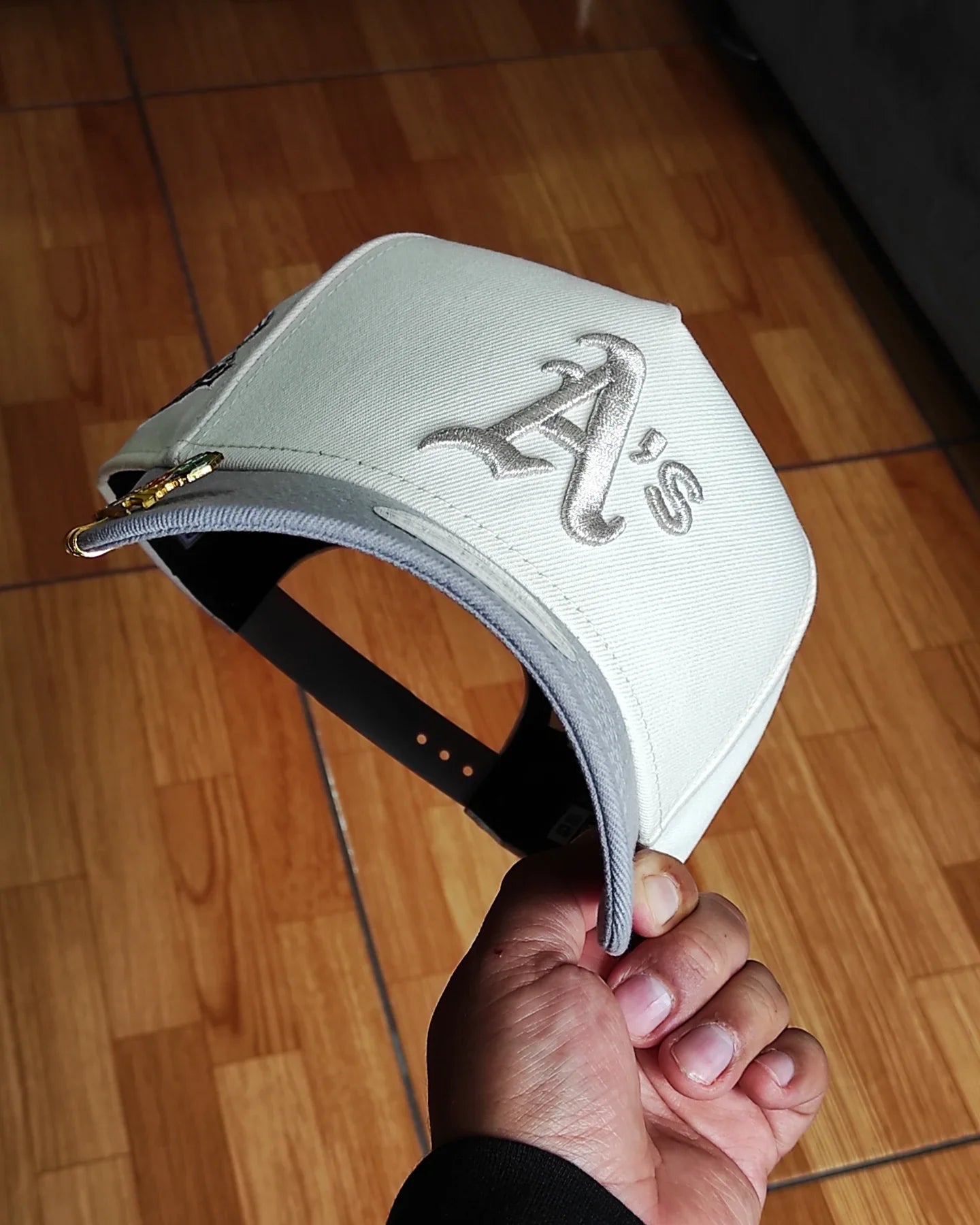 Gorra New Era Oakland Athletics World Series 1989 Metallic Chrome Two Tone A Frame 9Forty Snapback