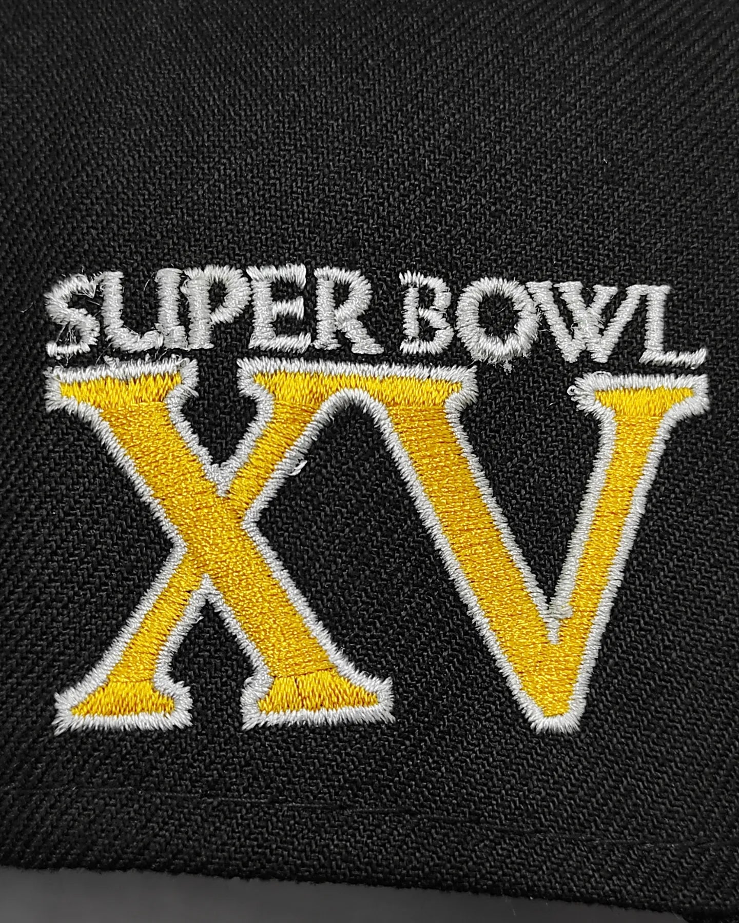 Gorra ajustada 59fifty New Era Las Vegas Raiders Super Bowl XV edición negra