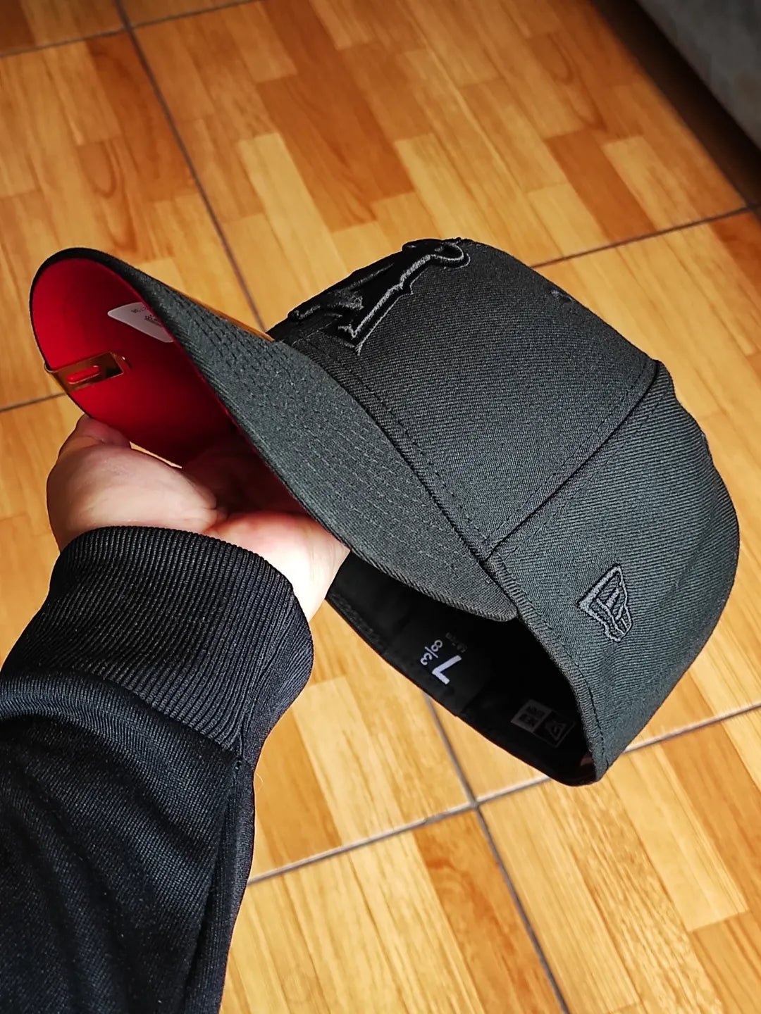 Gorra 59FIFTY New Era ANAHEIM ANGELS negra roja