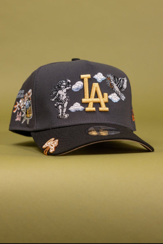 New Era 9Fifty A-Frame Dark Grey/Black Los Angeles Dodgers W/ Shohei Ohtani Side Patch