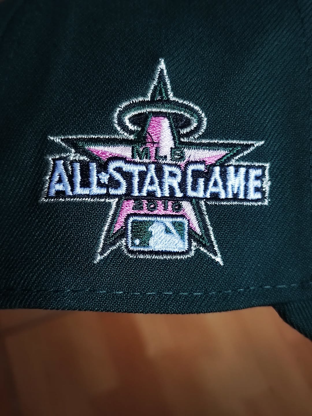 NewEra Anaheim ANGELS cupid 🏹 dark Green 9FORTY A-FRAME SNAPBACK