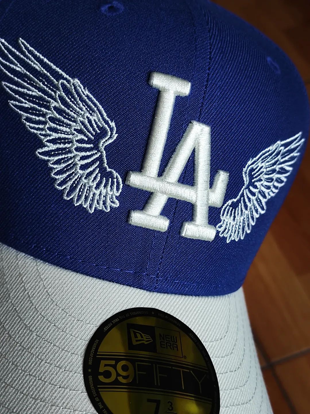 Gorra LA Dodgers MLB Team Wings 59FIFTY Ajustada Azul Marino