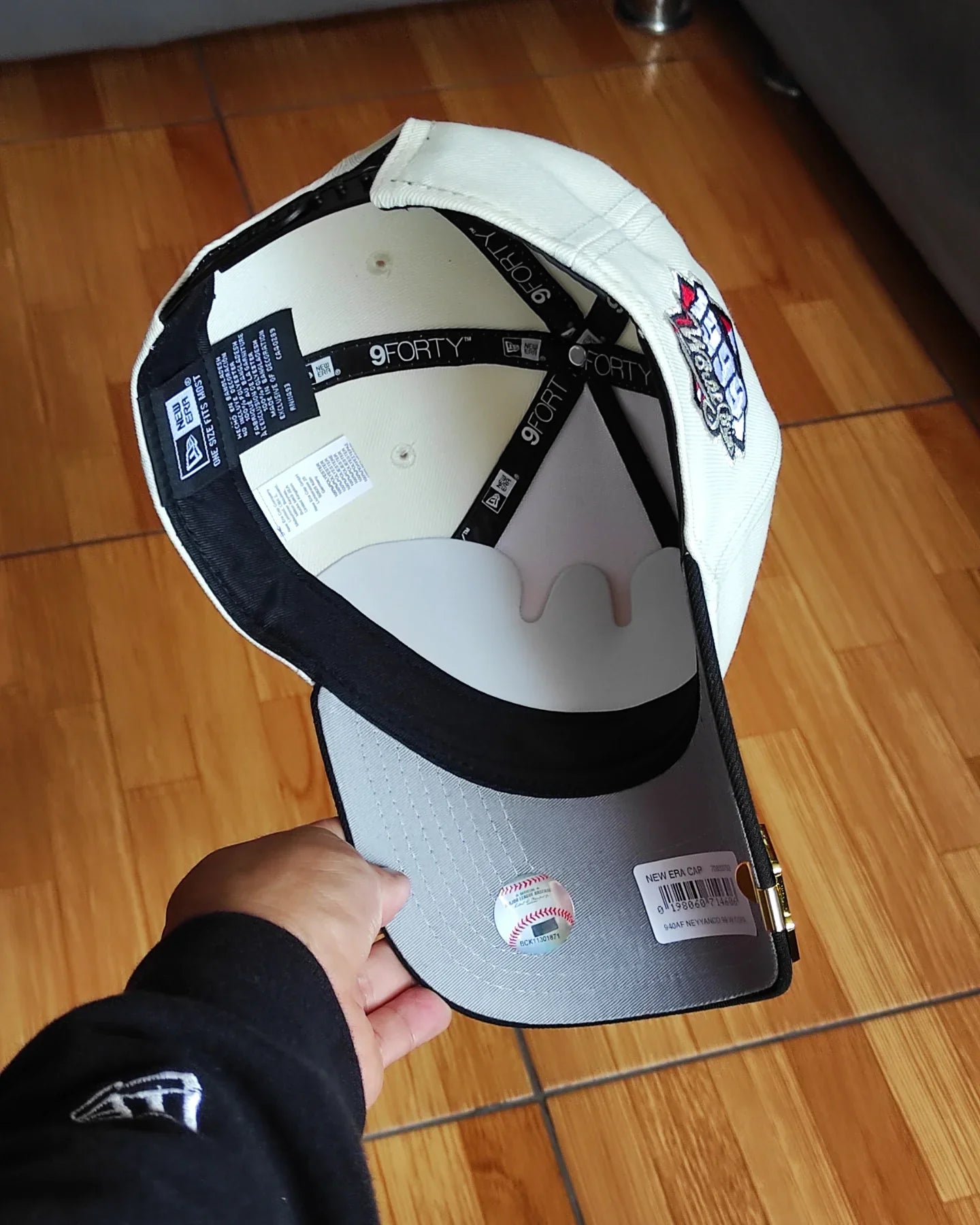 New Era New York Yankees Serie Mundial 1999 Cromado negro 9forty A-FRAME