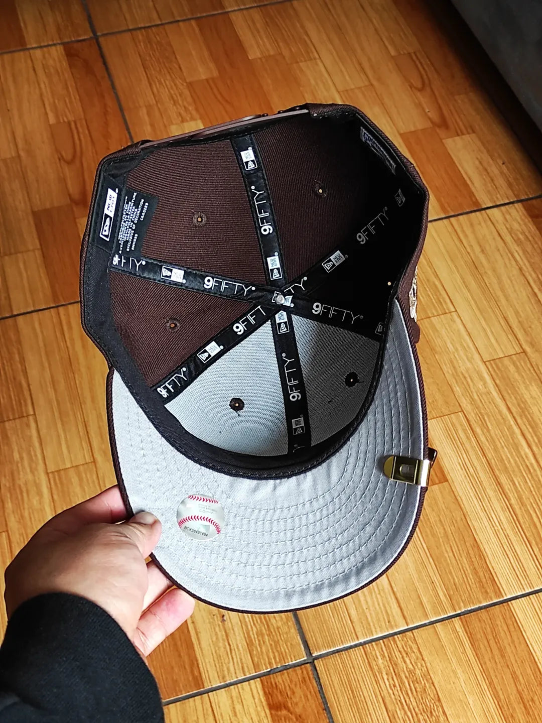 New Era New York Yankees Subway Series gorra snapback 9FIFTY marrón rosado