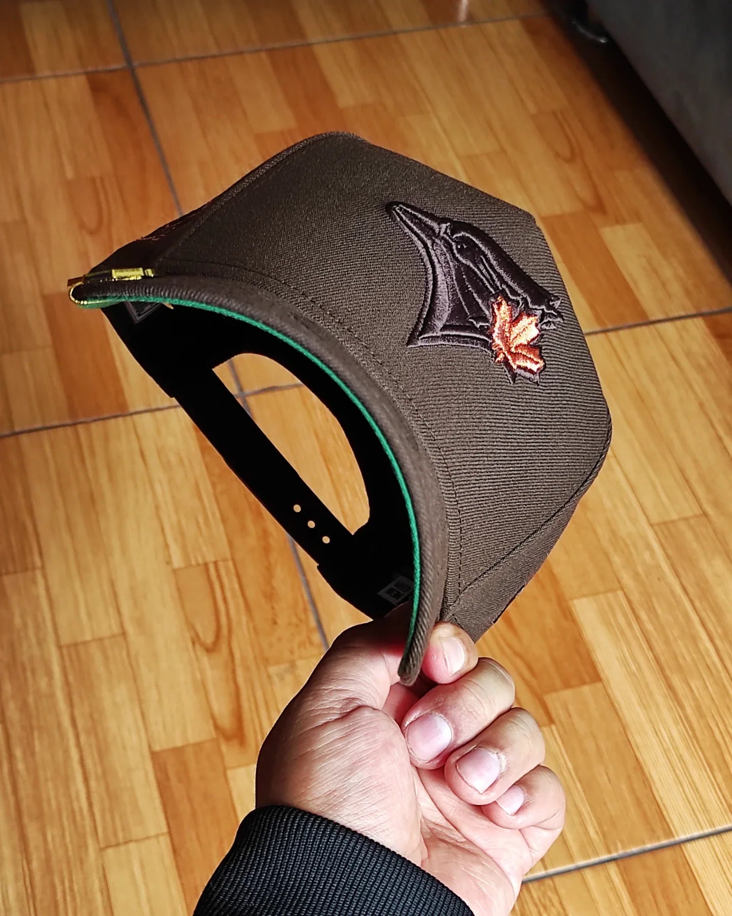 Gorra New Era Toronto Blue Jays 40 aniversario marrón verde 9FORTY A-FRAME