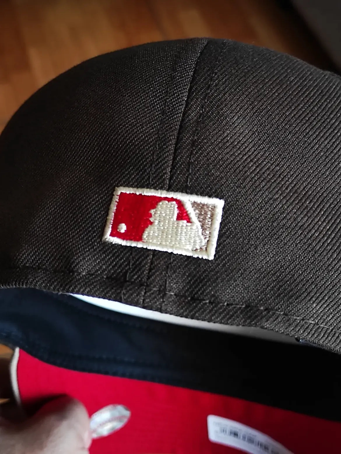 New Era 59fifty mlb los angeles dodgers 100th anniversary two tone / scarlet uv fitted cap