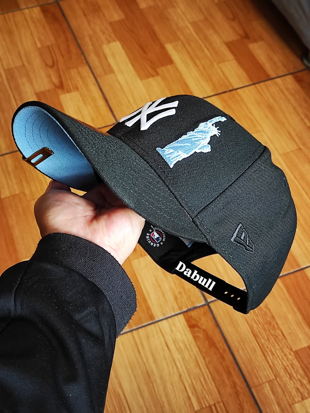 Gorra New Era 9forty snapback de los New York Yankees liberty🗽 color negro cielo 🇺🇸