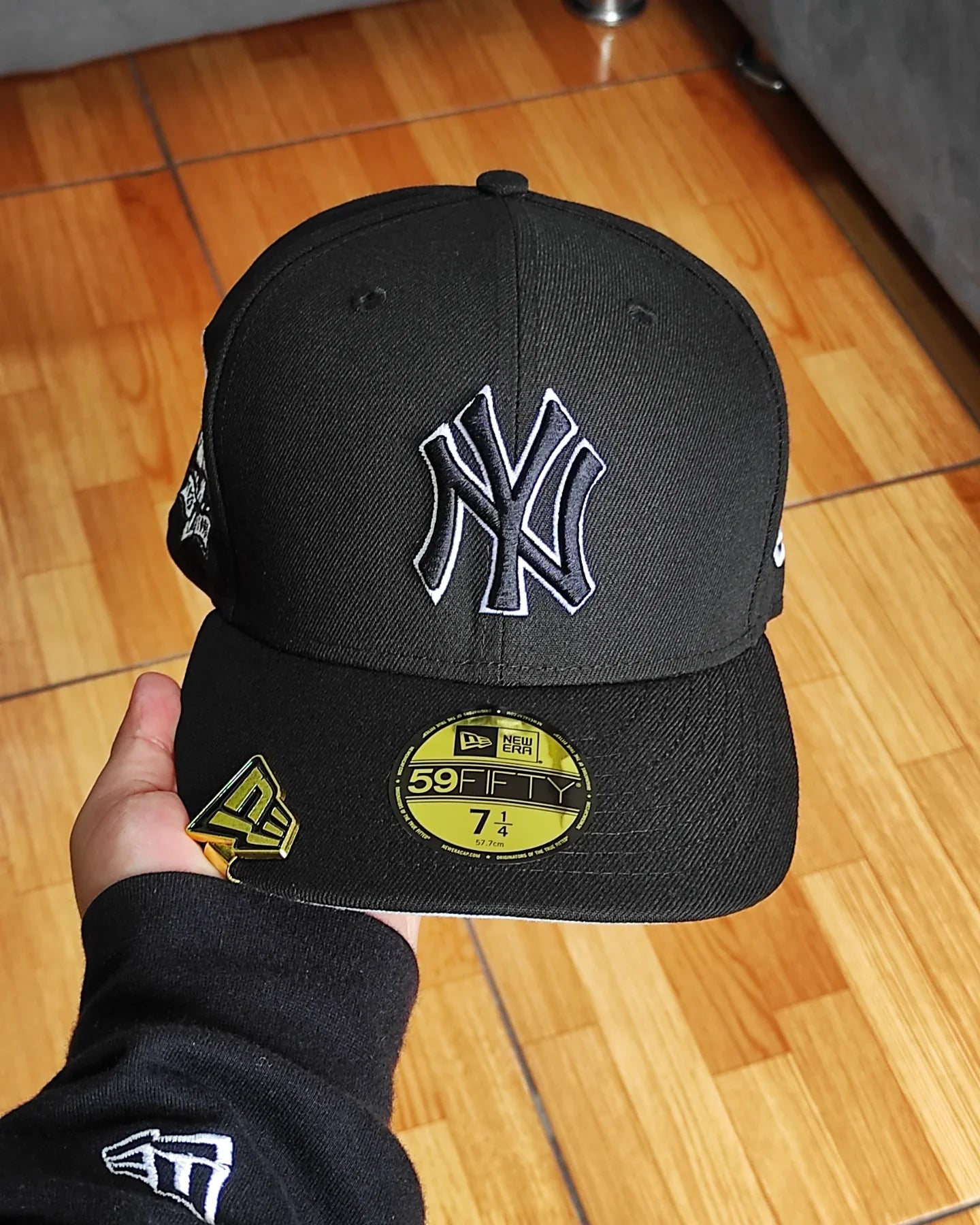 New Era New York Yankees estadio 75 aniversario negro 59 fifty ajustada