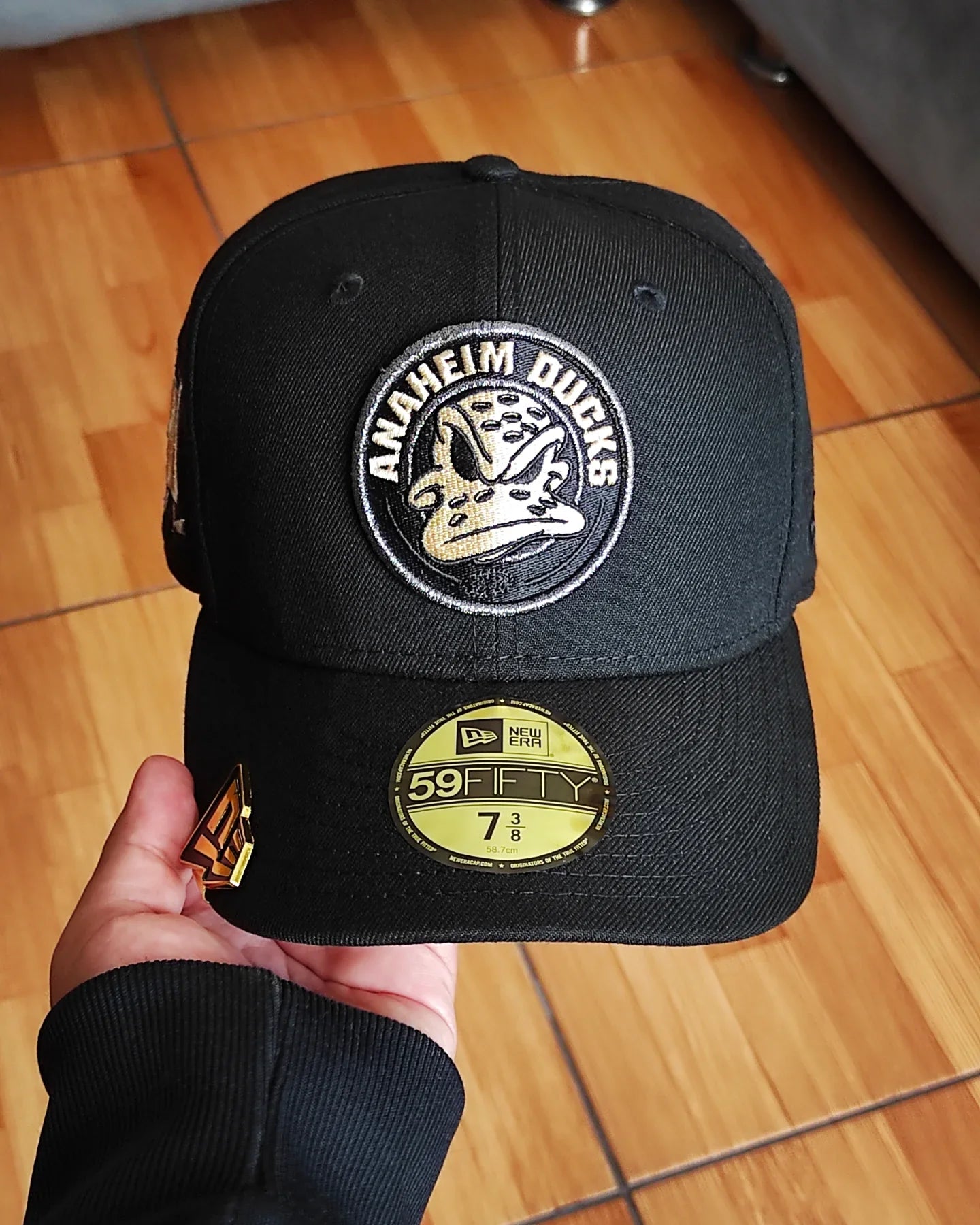 Gorra New Era Anaheim Ducks 30th Anniversary Black Prime Edition 59Fifty Ajustada