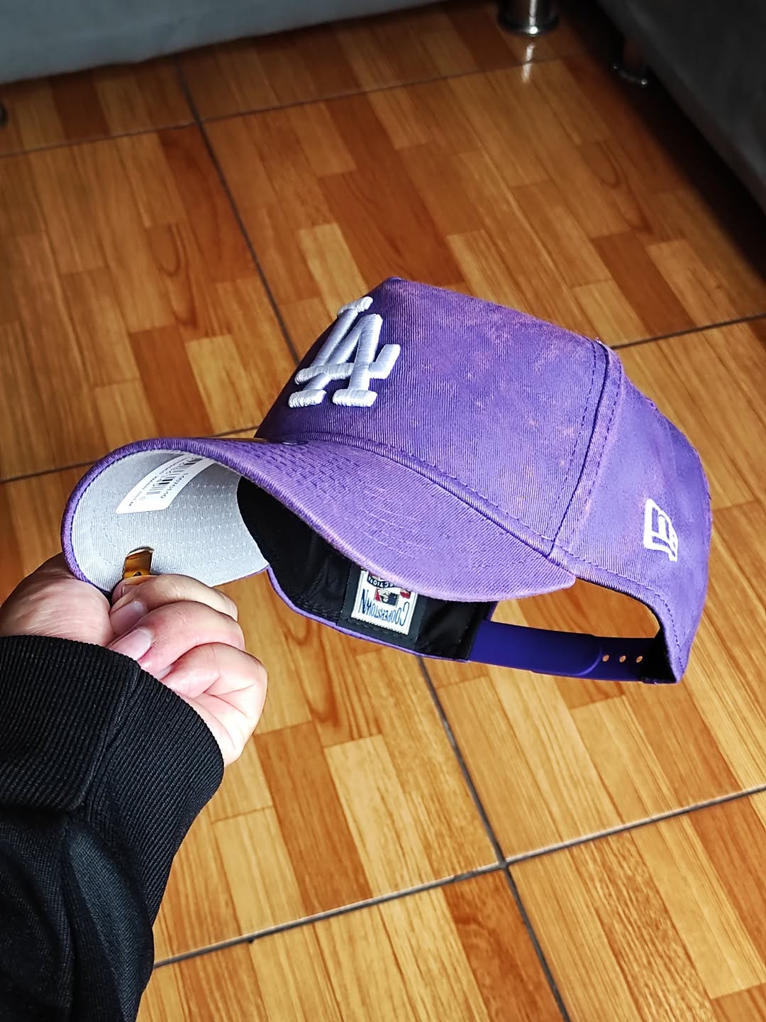 Gorra snapback 9FORTY A-FRAME New Era Los Angeles Dodgers morada 👖