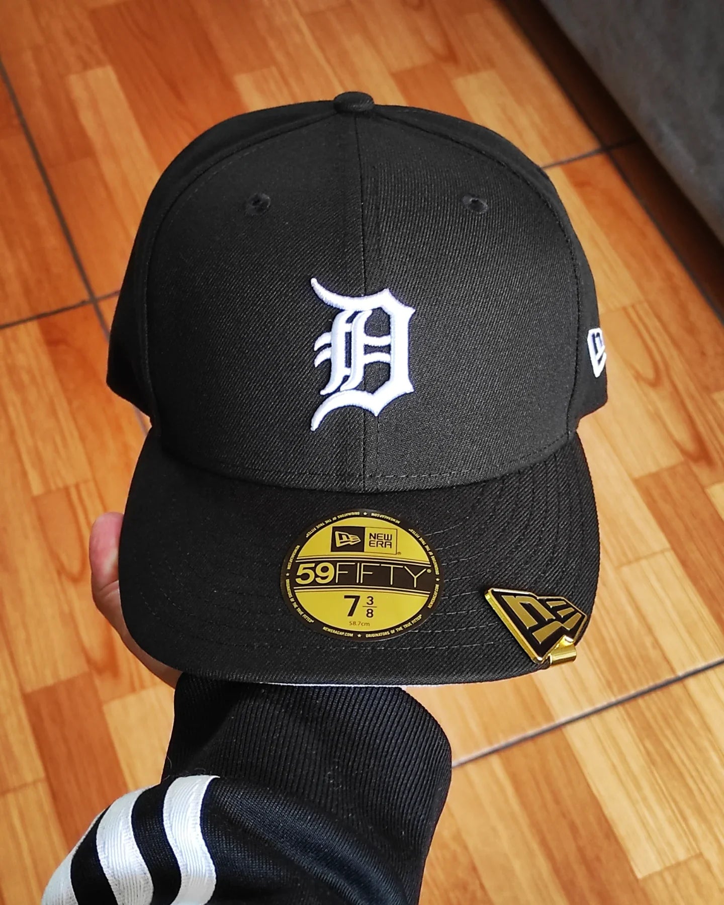 Gorra ajustada New Era Detroit Tigers Black edition 59 fifty