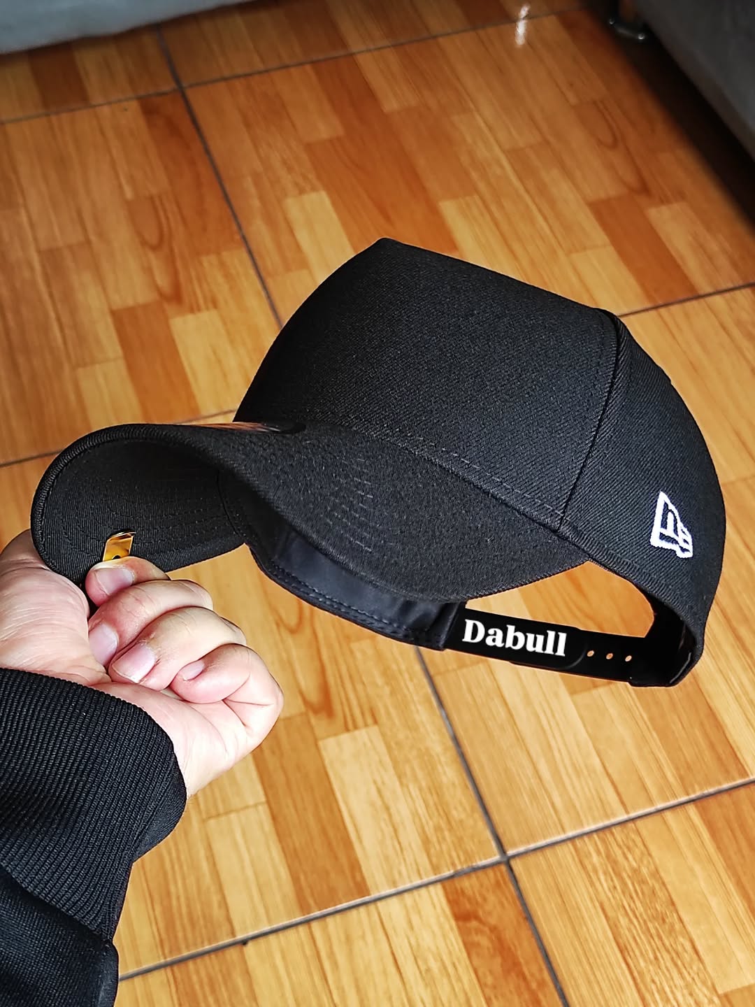 Gorra New Era Essential negra 9Forty A-Frame