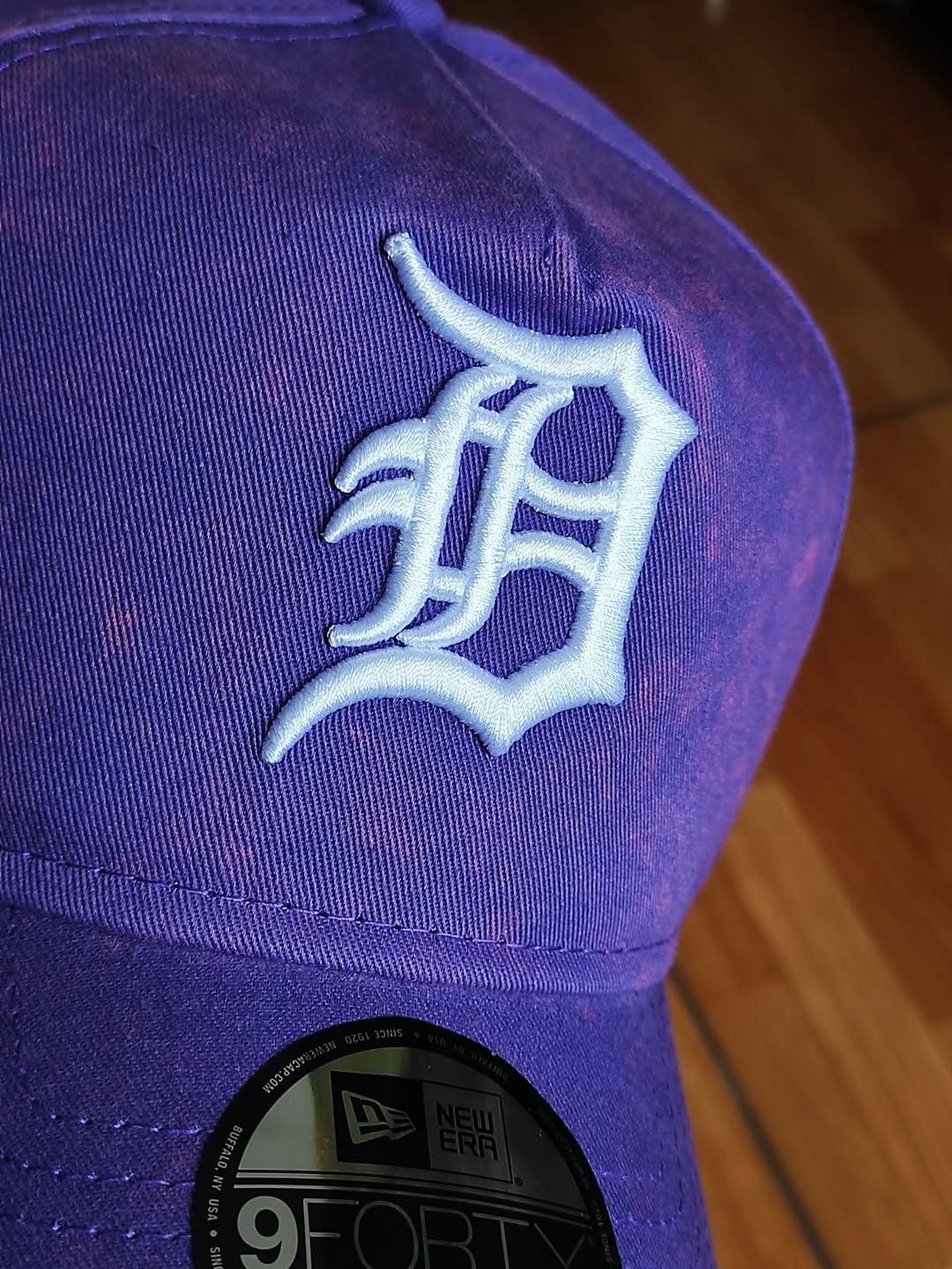 Gorra Snapback A-Frame 9FORTY Púrpura de los Detroit Tigers NUEVA era