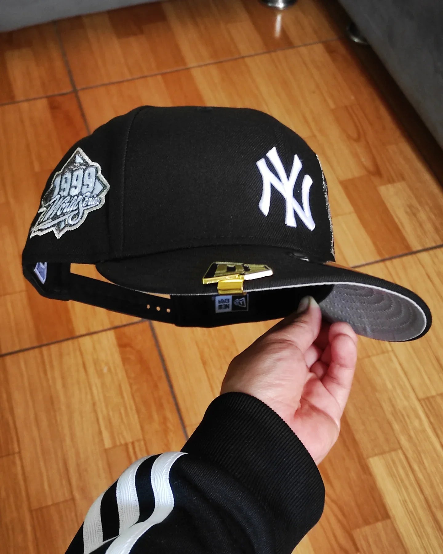 New Era New York Yankees Serie Mundial 1999 colección liberty 🗽 negro blanco 9 FIFTY Snapback