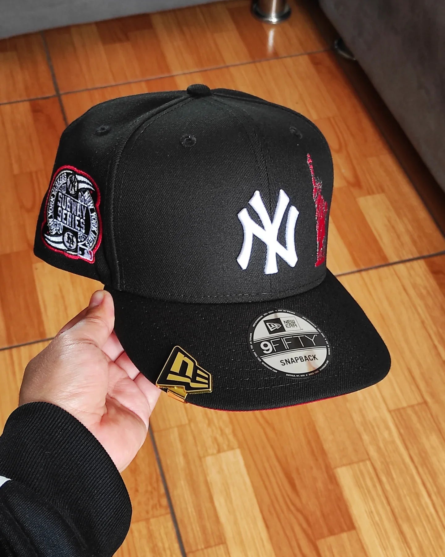 New Era New York Yankees Subway Series colección Liberty 🗽 negra roja 9 FIFTY Snapback