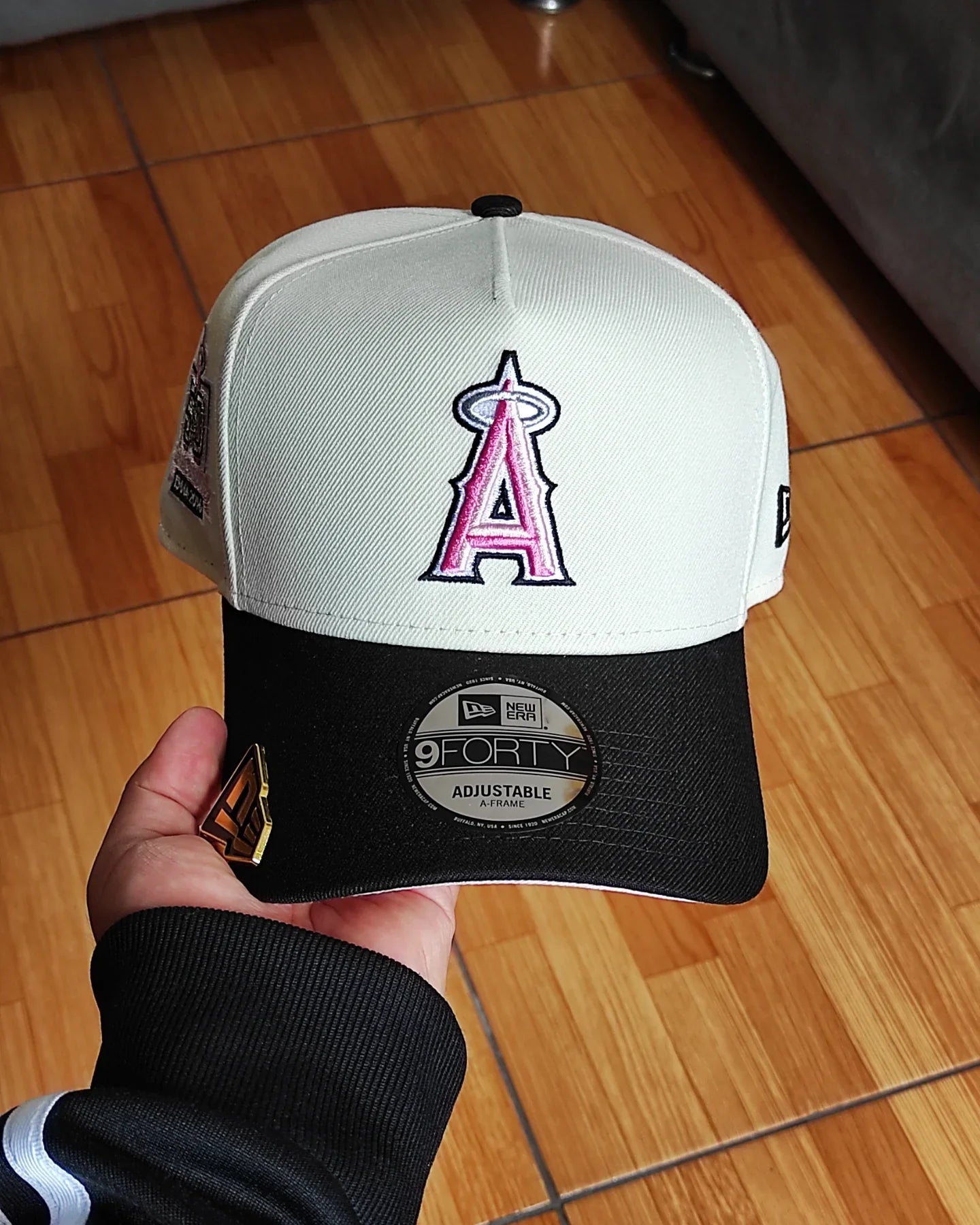 New Era Anaheim Angels 50 aniversario Chrome black 9FORTY A-FRAME