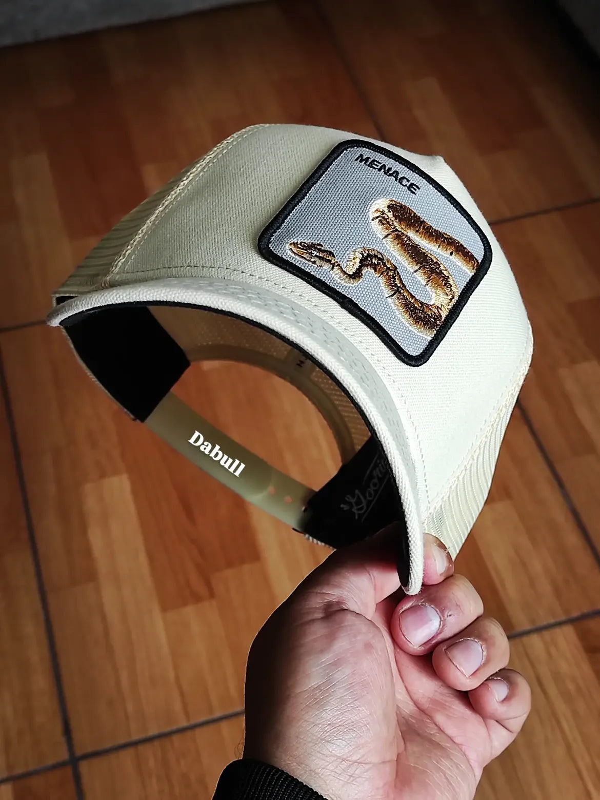 trucker beige snake Menace Deadly Companion Core Canvas The Farm de Goorin Bros