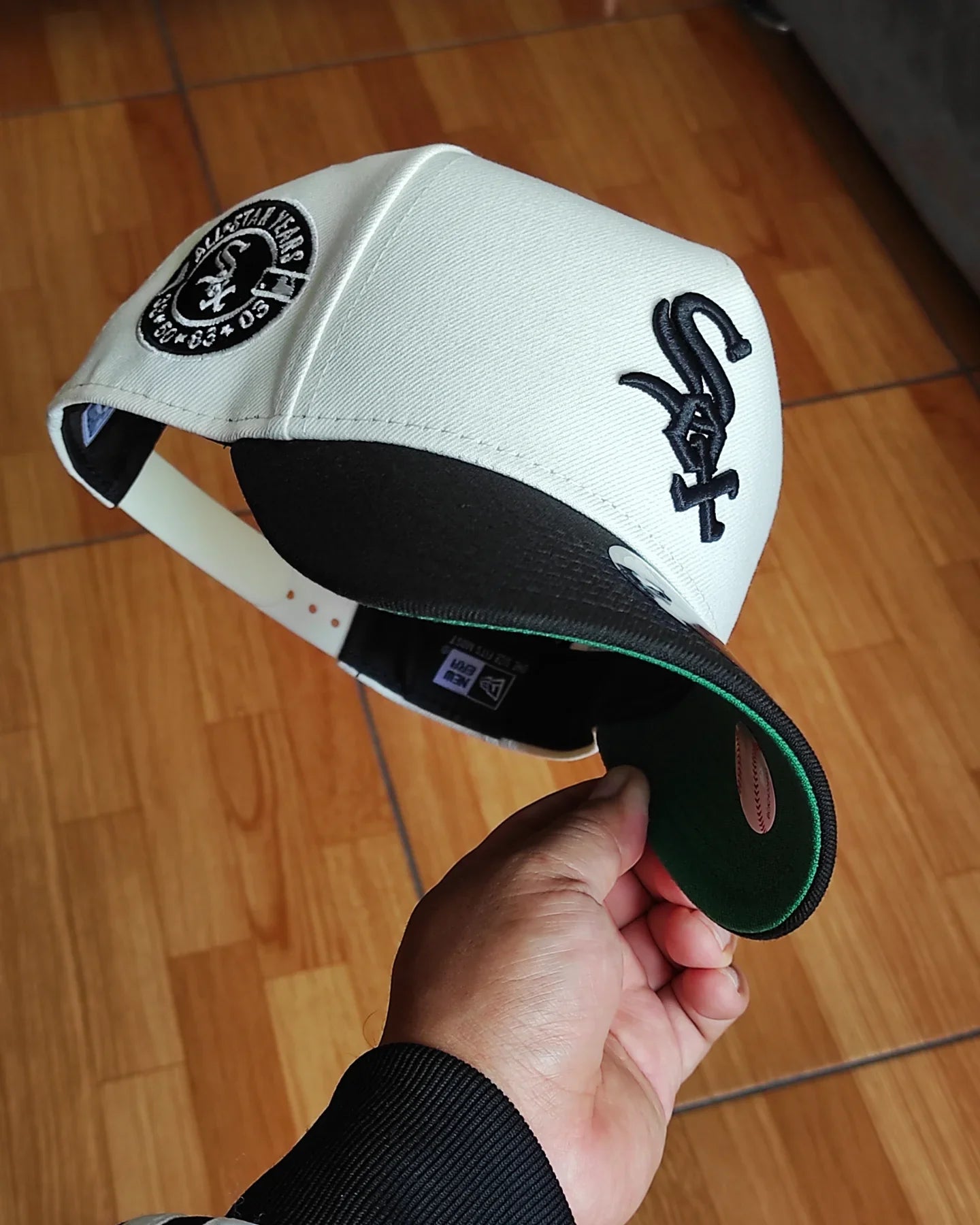 New Era Chicago White Sox Chrome negro 9 FORTY A-FRAME