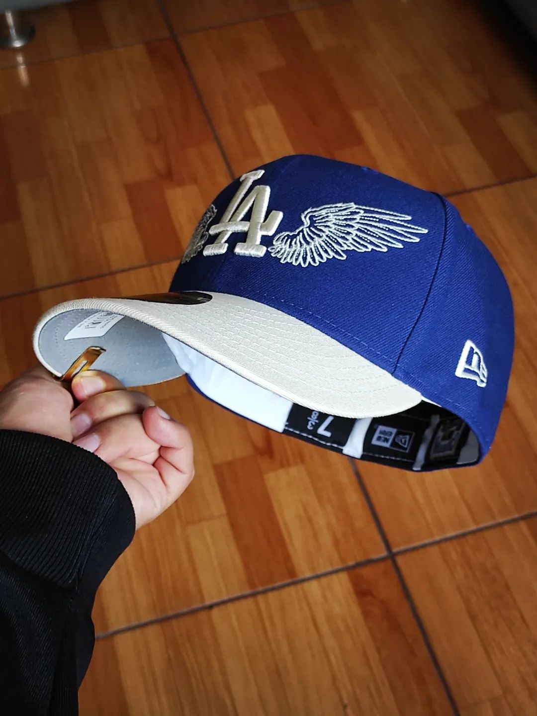Gorra LA Dodgers MLB Team Wings 59FIFTY Ajustada Azul Marino