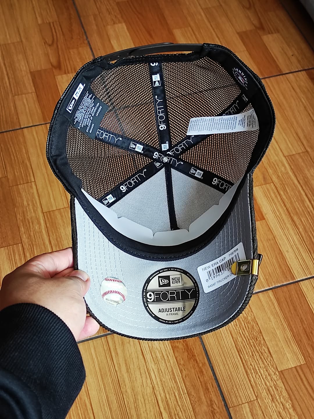 New Era Chicago White Sox gorra TRUCKER de visera plana y cordón