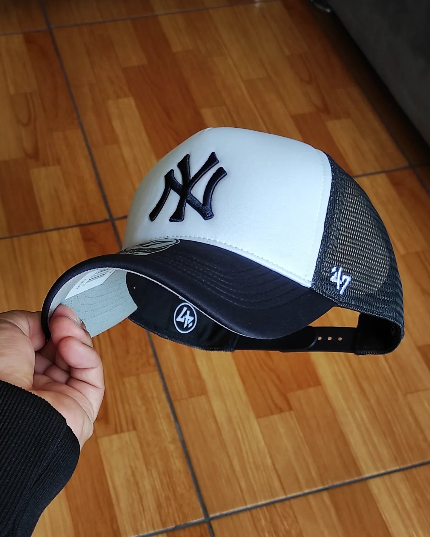 Gorra snapback de camionero de espuma de los New York Yankees de la marca 47Brand