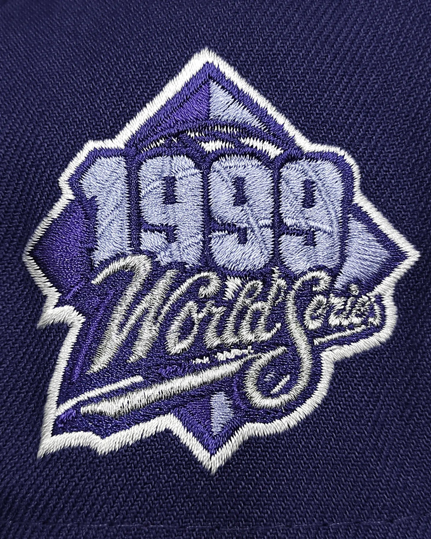Gorra snapback 9FIFTY morada de los New York Yankees de la Serie Mundial de 1999 de New Era
