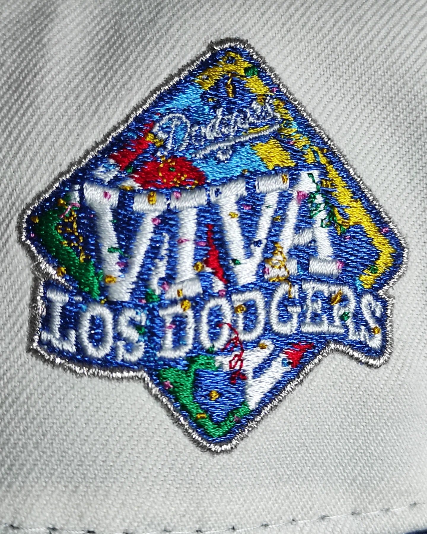 Gorra snapback New Era Los Angeles Dodgers Chrome con visera satinada Two Tone A Frame 9Forty