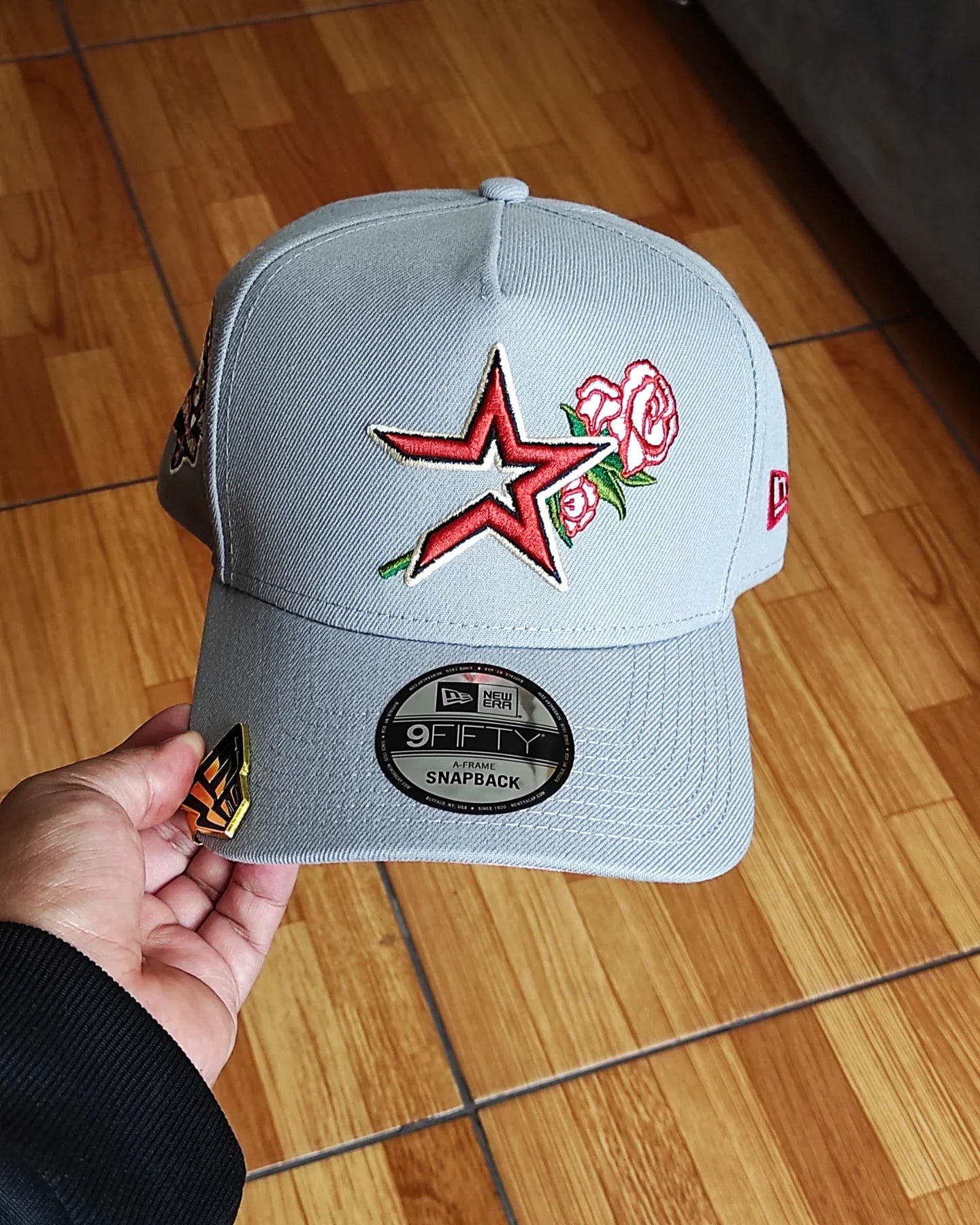 Houston Astros Rosa PreCurvada 45 Aniversario New Era 9Fifty A-Frame Snapback